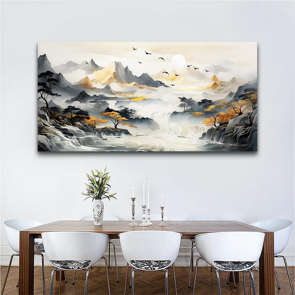 Lapremoly Black & White Tree Canvas Wall Art