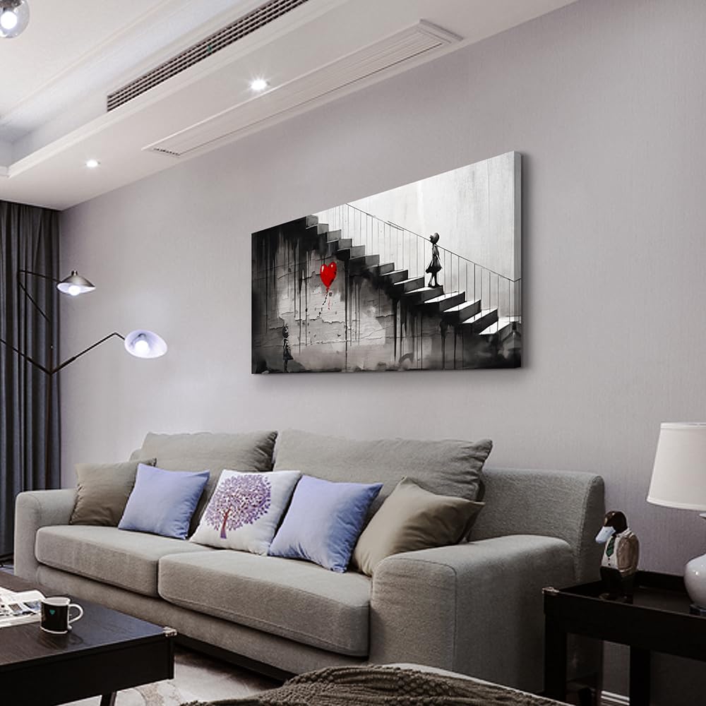 Lapremoly Black & White Tree Canvas Wall Art