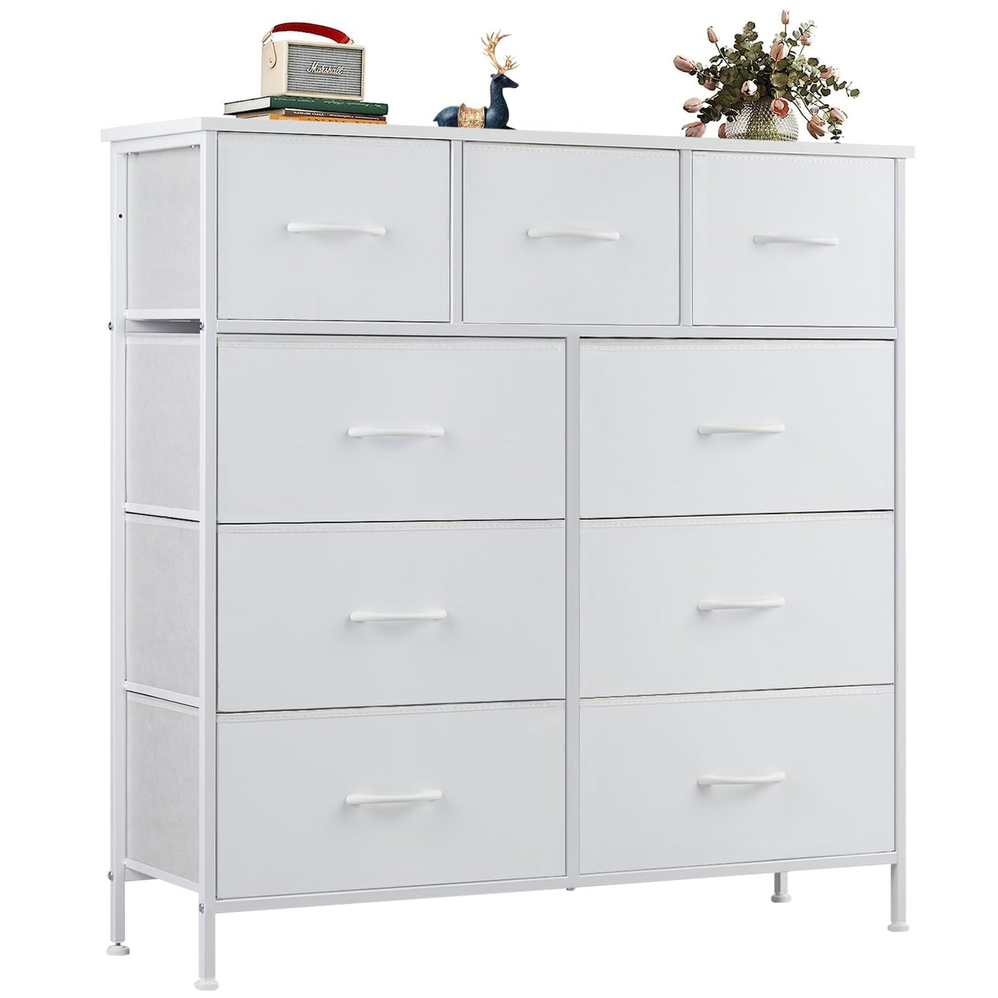 OLIXIS 7-Drawer Dresser, White