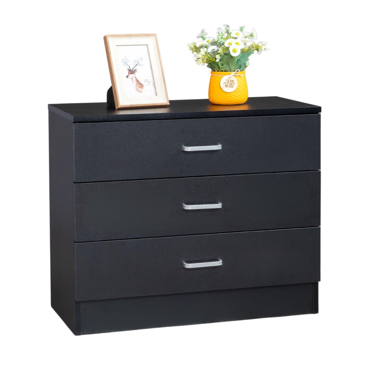 Karl Home White 3-Drawer Dresser/Nightstand