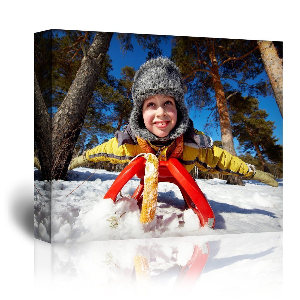 wall26 Personalized Photo Canvas Print 16"x24"