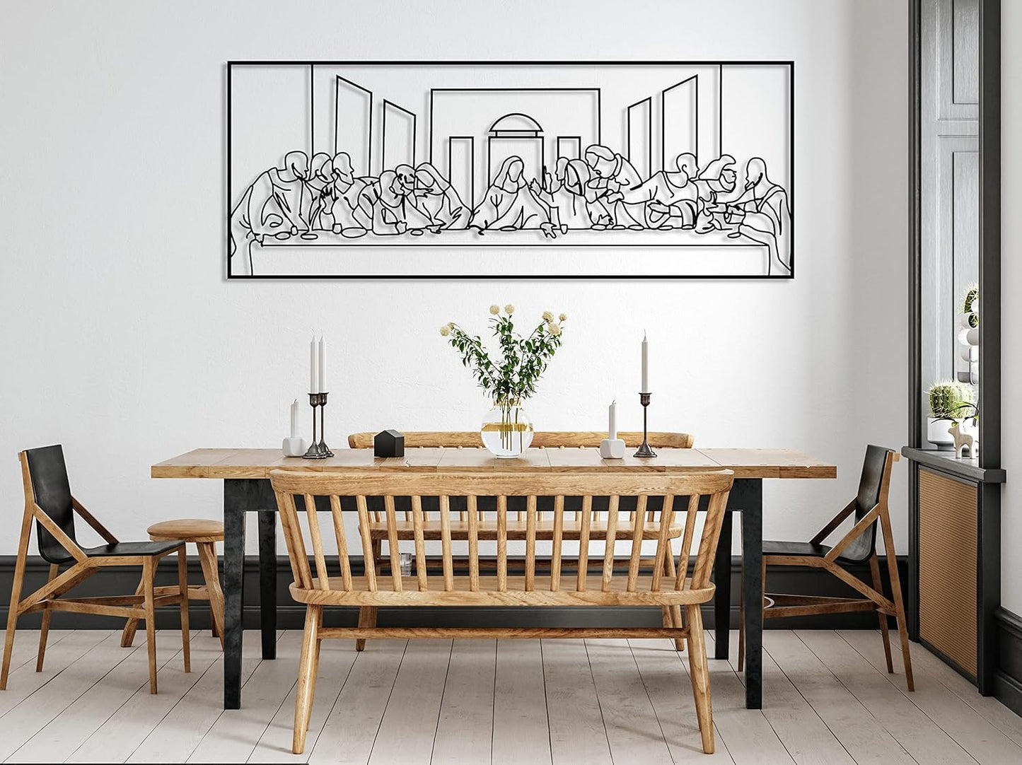 The Last Supper Metal Wall Art