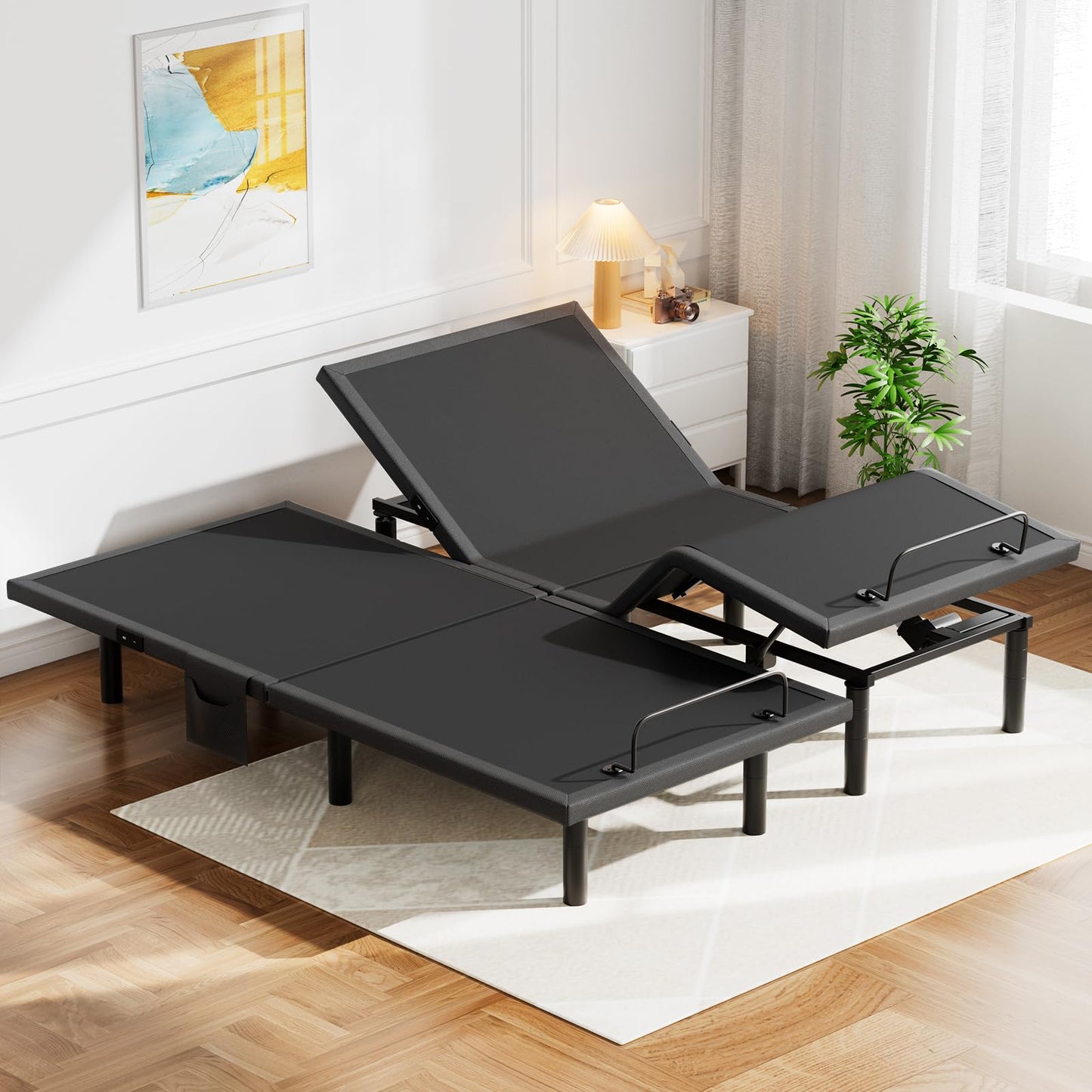 Pipishell Full Adjustable Bed Frame
