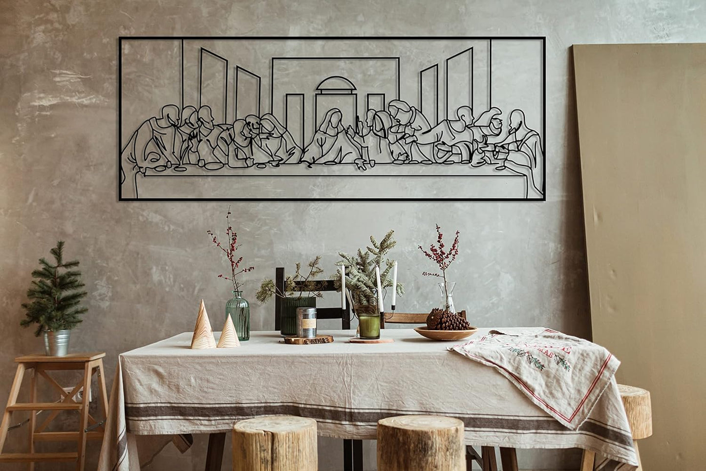 The Last Supper Metal Wall Art