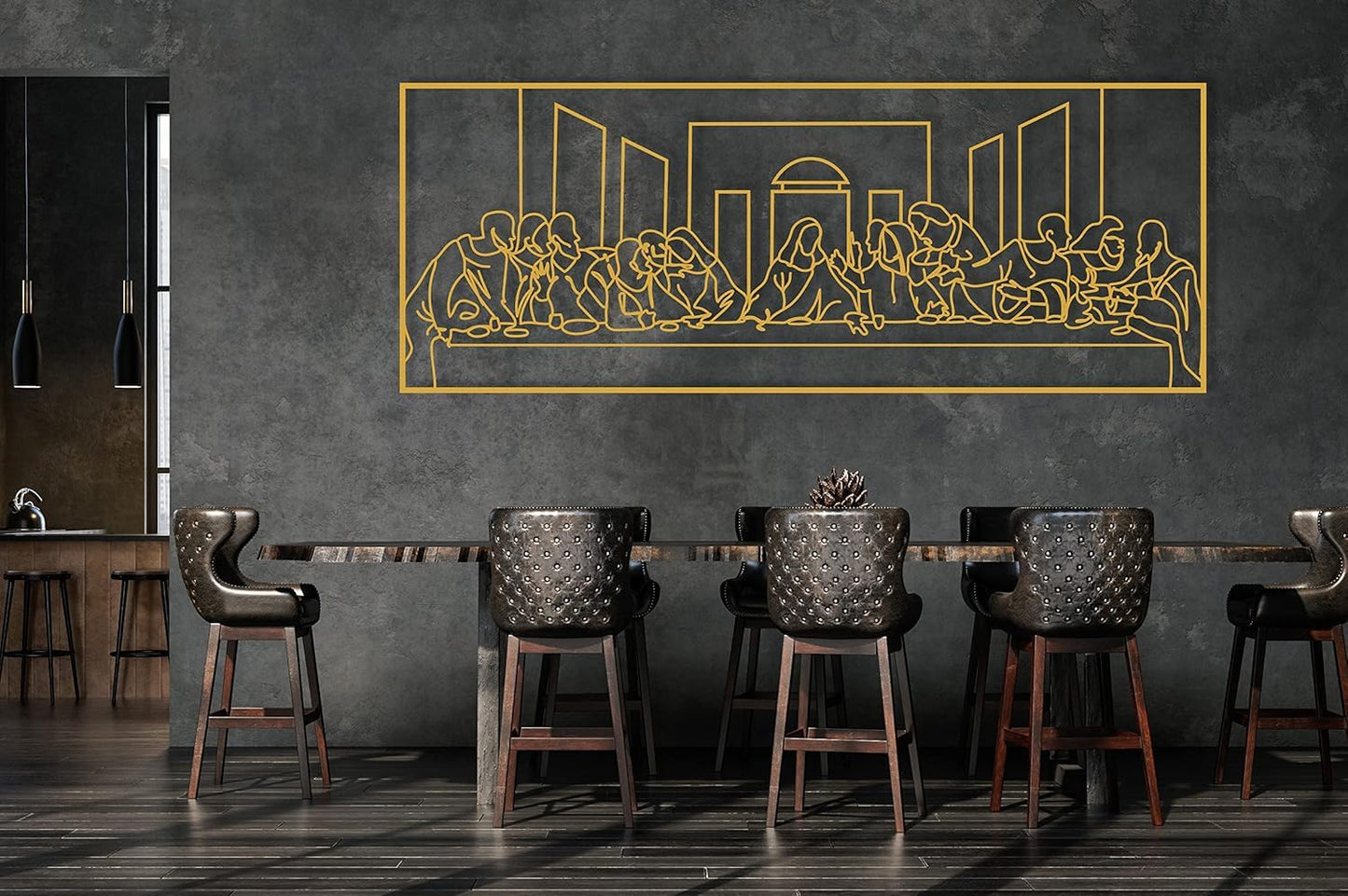 The Last Supper Metal Wall Art