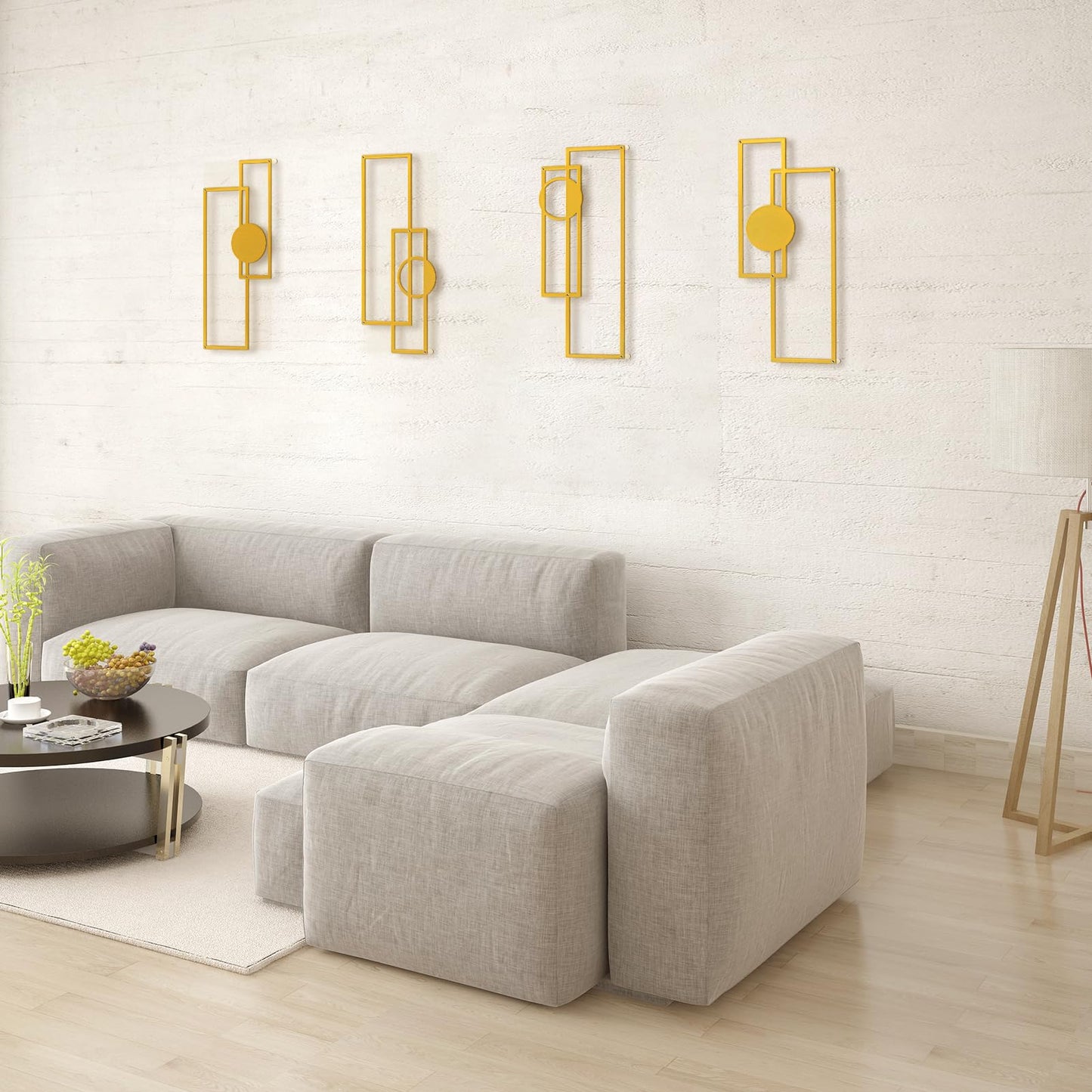 Art3d Metal Wall Art Set of 4