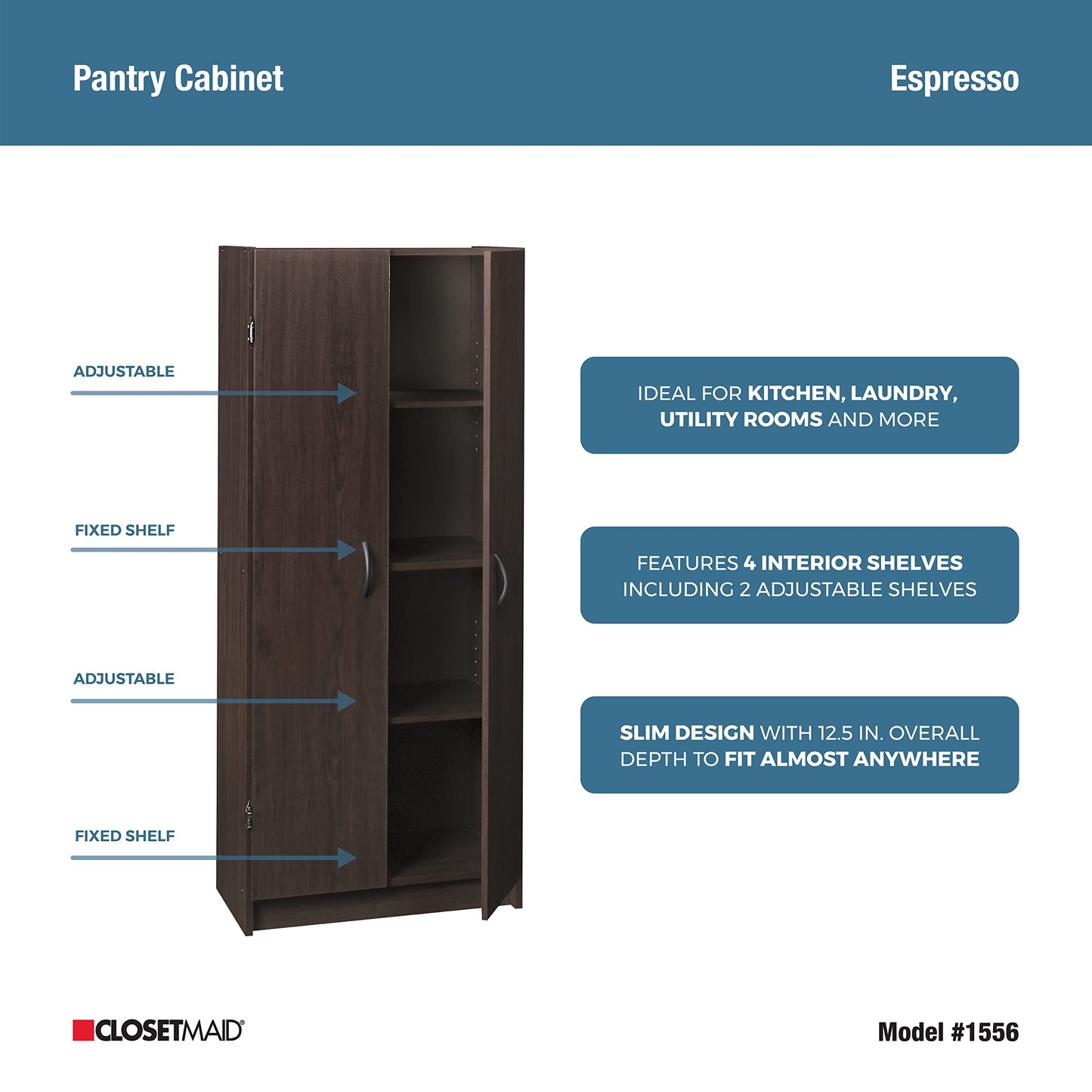 ClosetMaid Pantry Cabinet – White