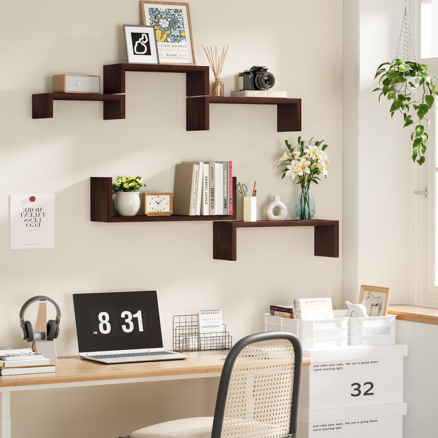SRIWATANA Floating Shelves 5-Pack