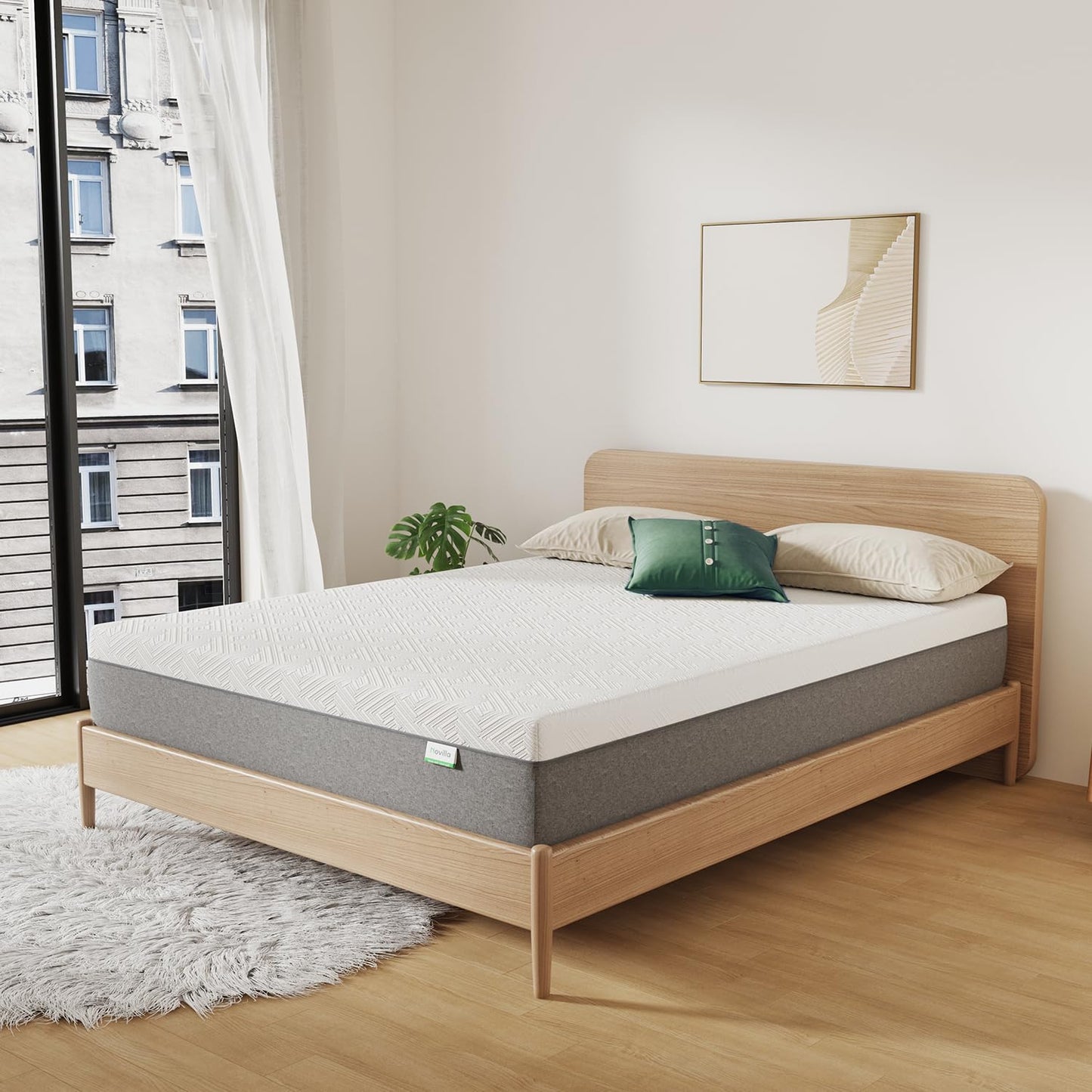 Novilla 12" Twin Gel Memory Foam Mattress