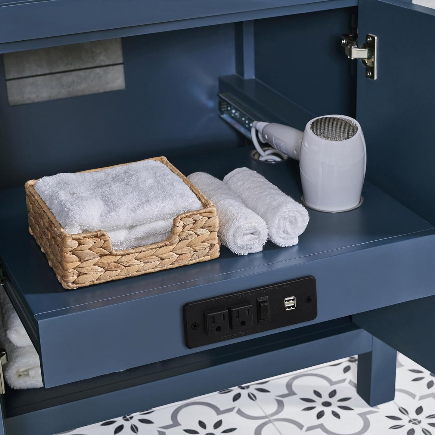 Tahoe 72" Double Vanity, Midnight Blue