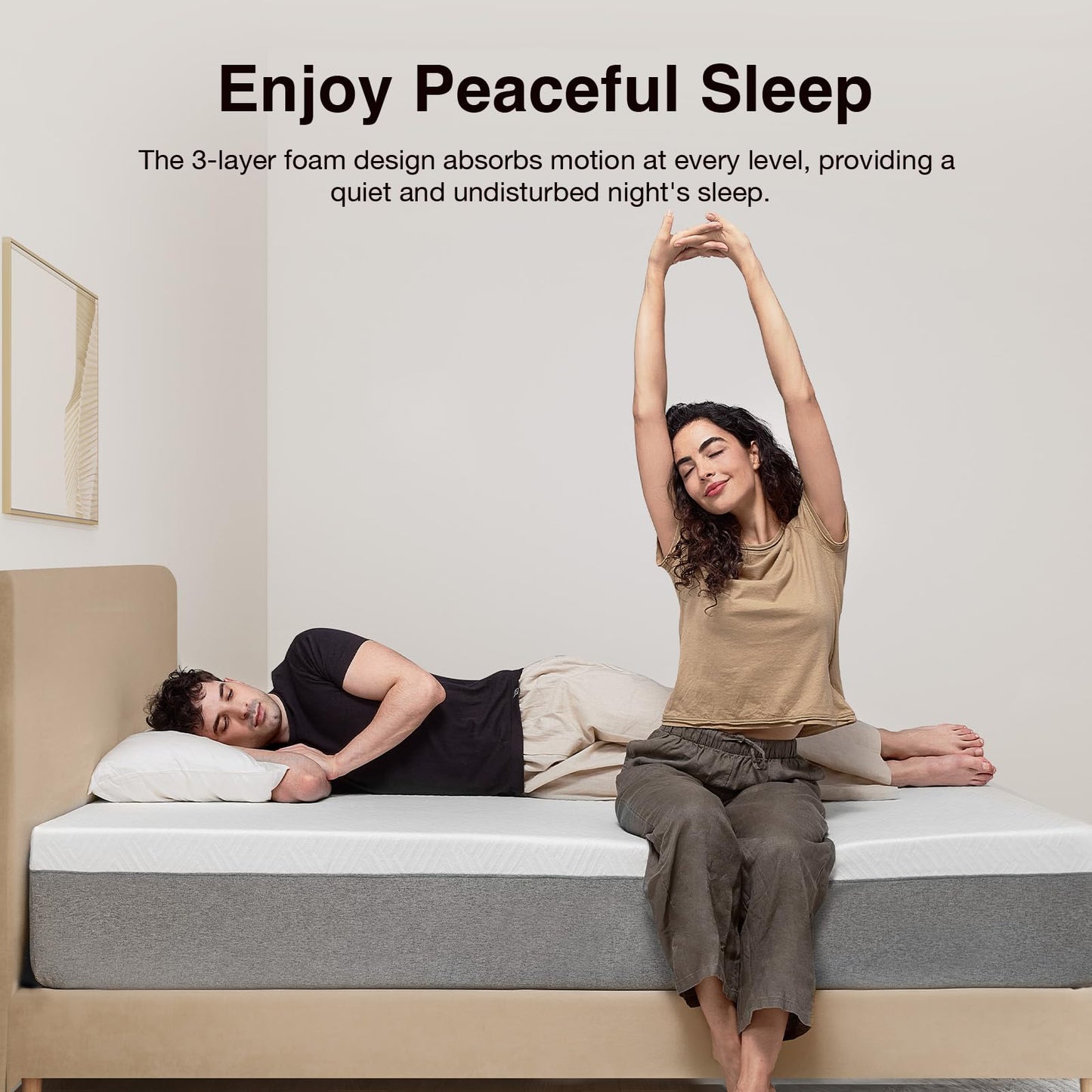 Novilla 12" Twin Gel Memory Foam Mattress