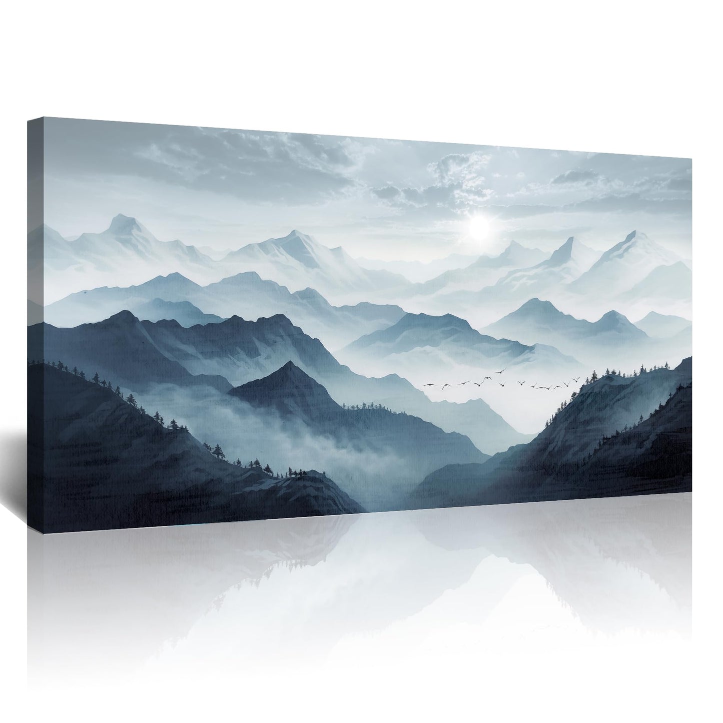 Lapremoly Black & White Tree Canvas Wall Art