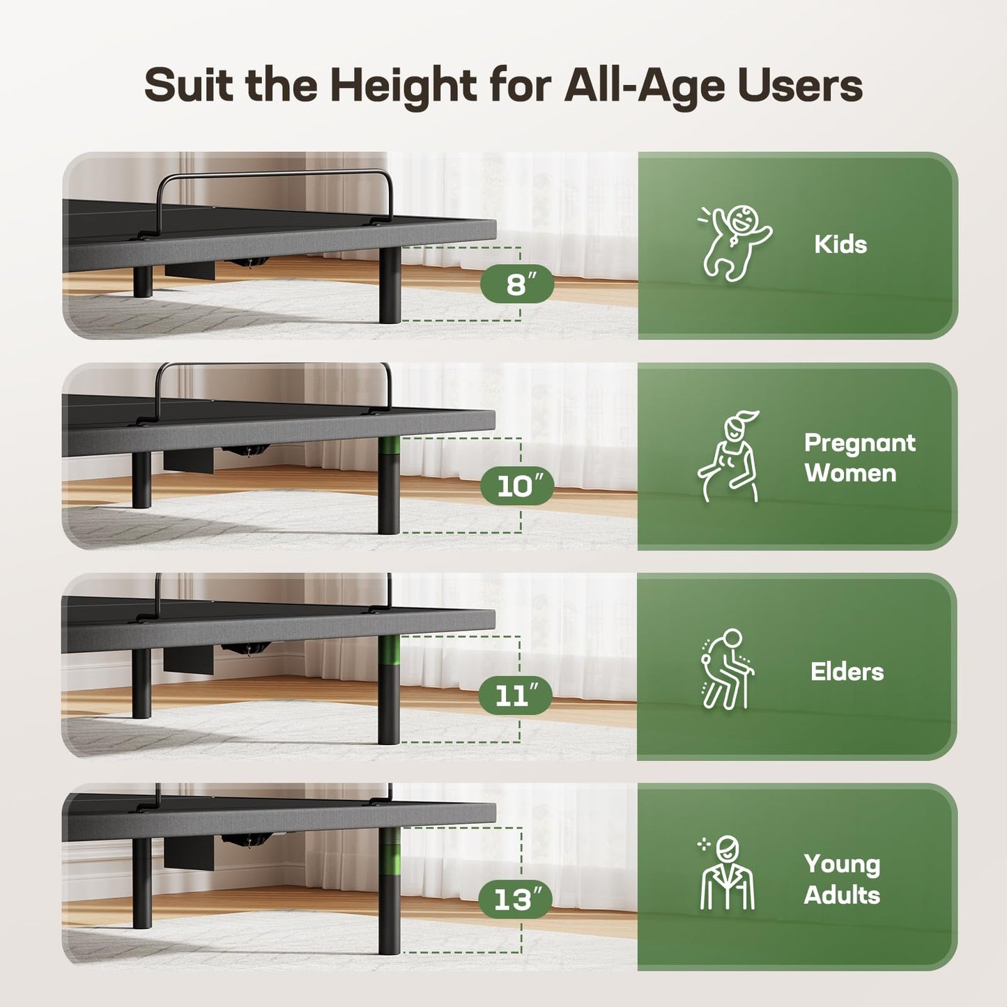 Marsail Split King Adjustable Bed