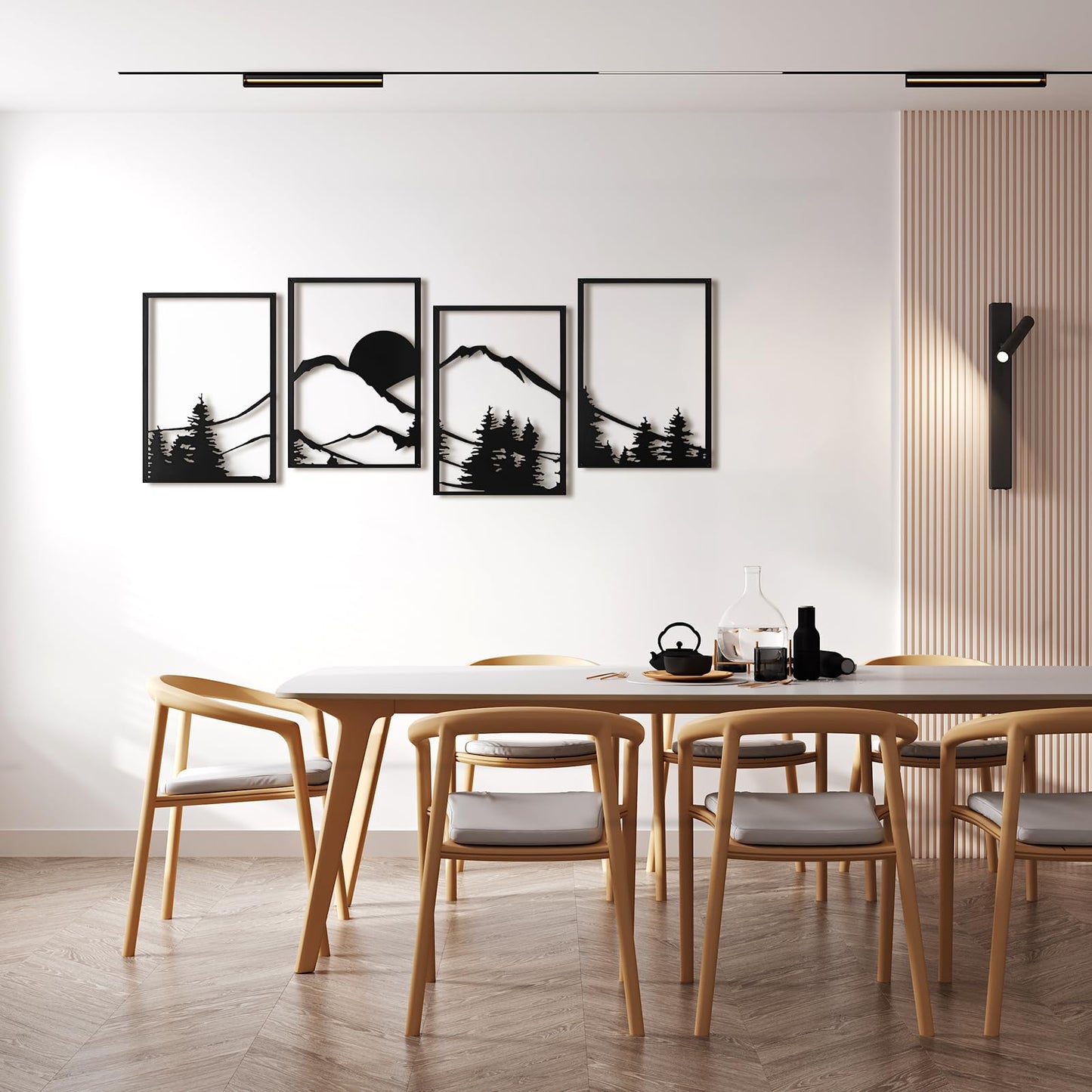 Art3d Metal Wall Art Set of 4