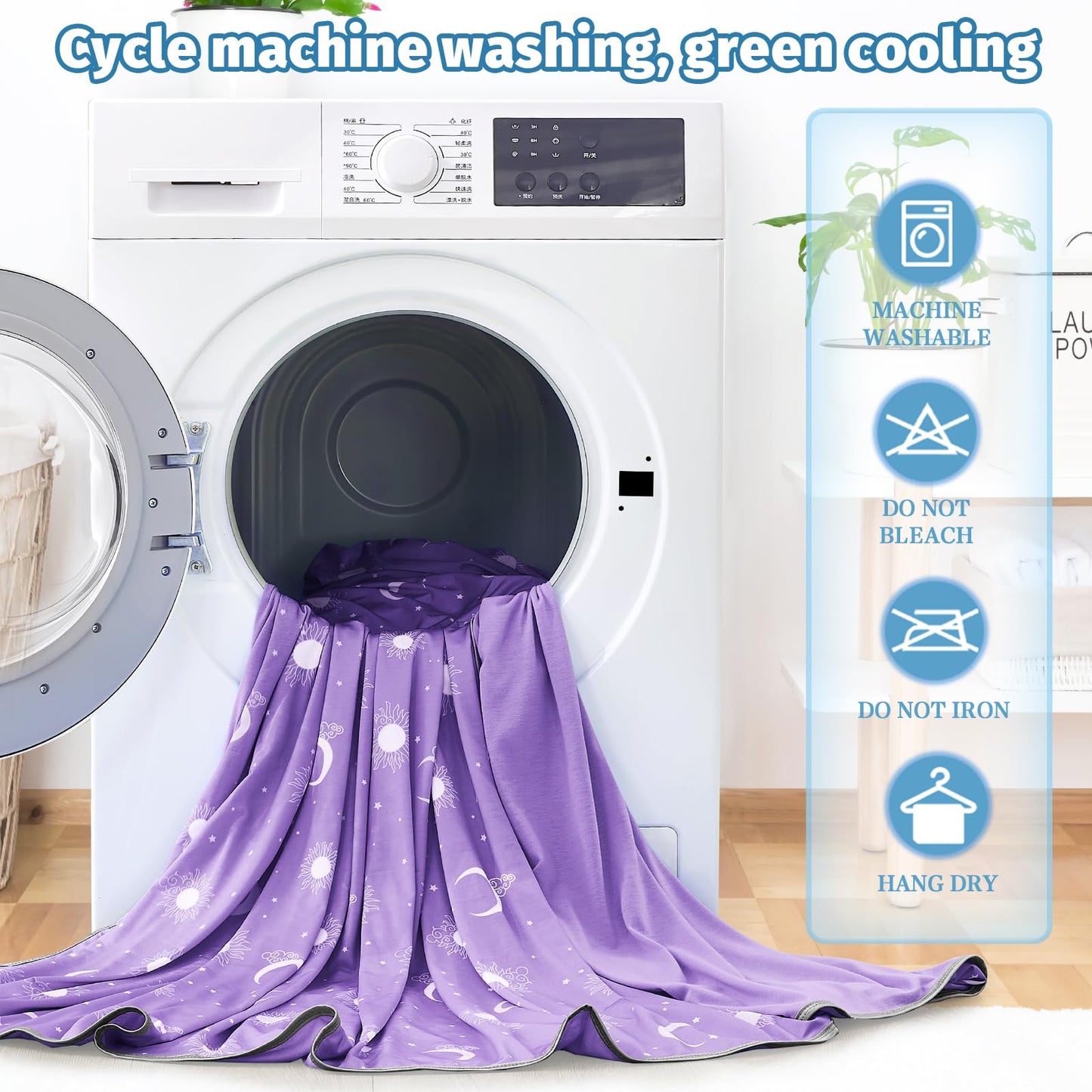 inhand Cooling Blanket – Queen, Dark Grey-Sky