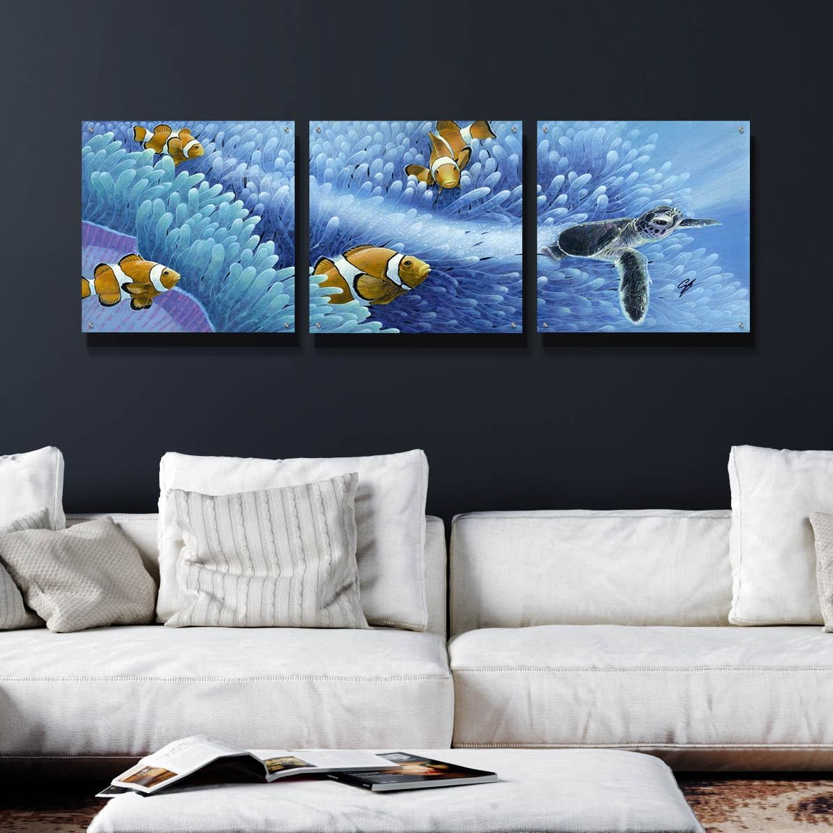 Epic Art 'The Journey Begins' 3-Piece Wall Art