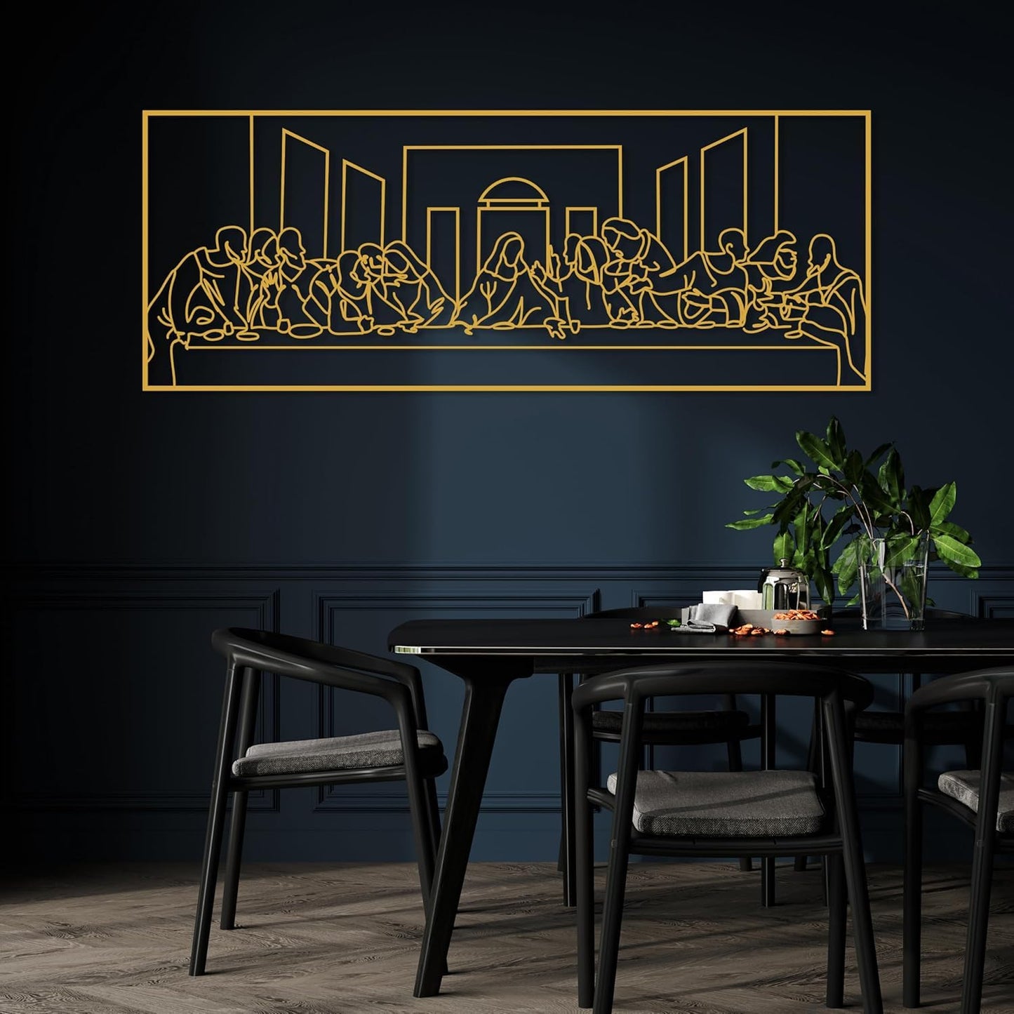 The Last Supper Metal Wall Art