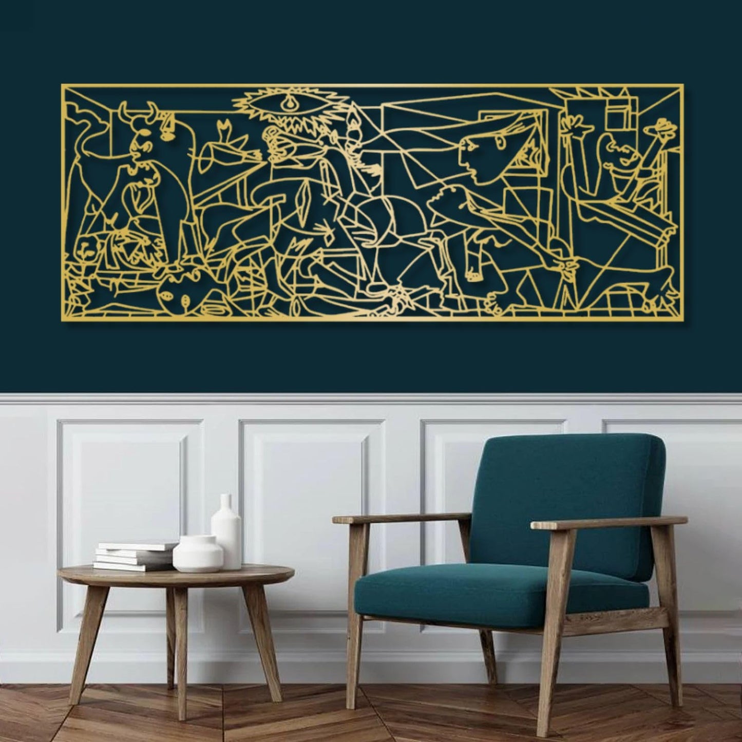 Picasso Guernica Metal Wall Art 79"x30"