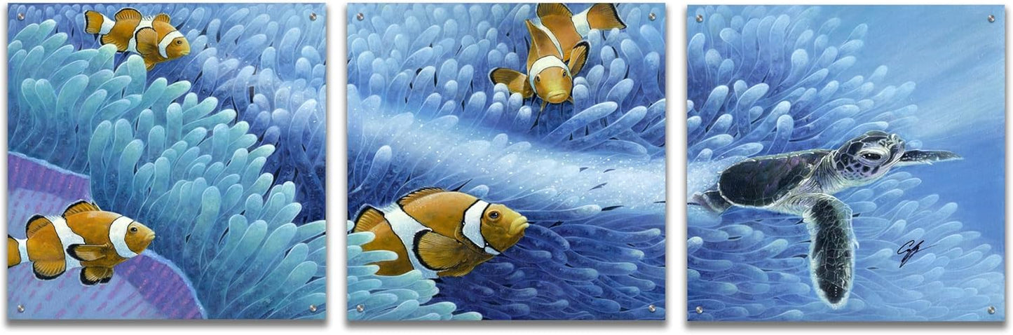 Epic Art 'The Journey Begins' 3-Piece Wall Art