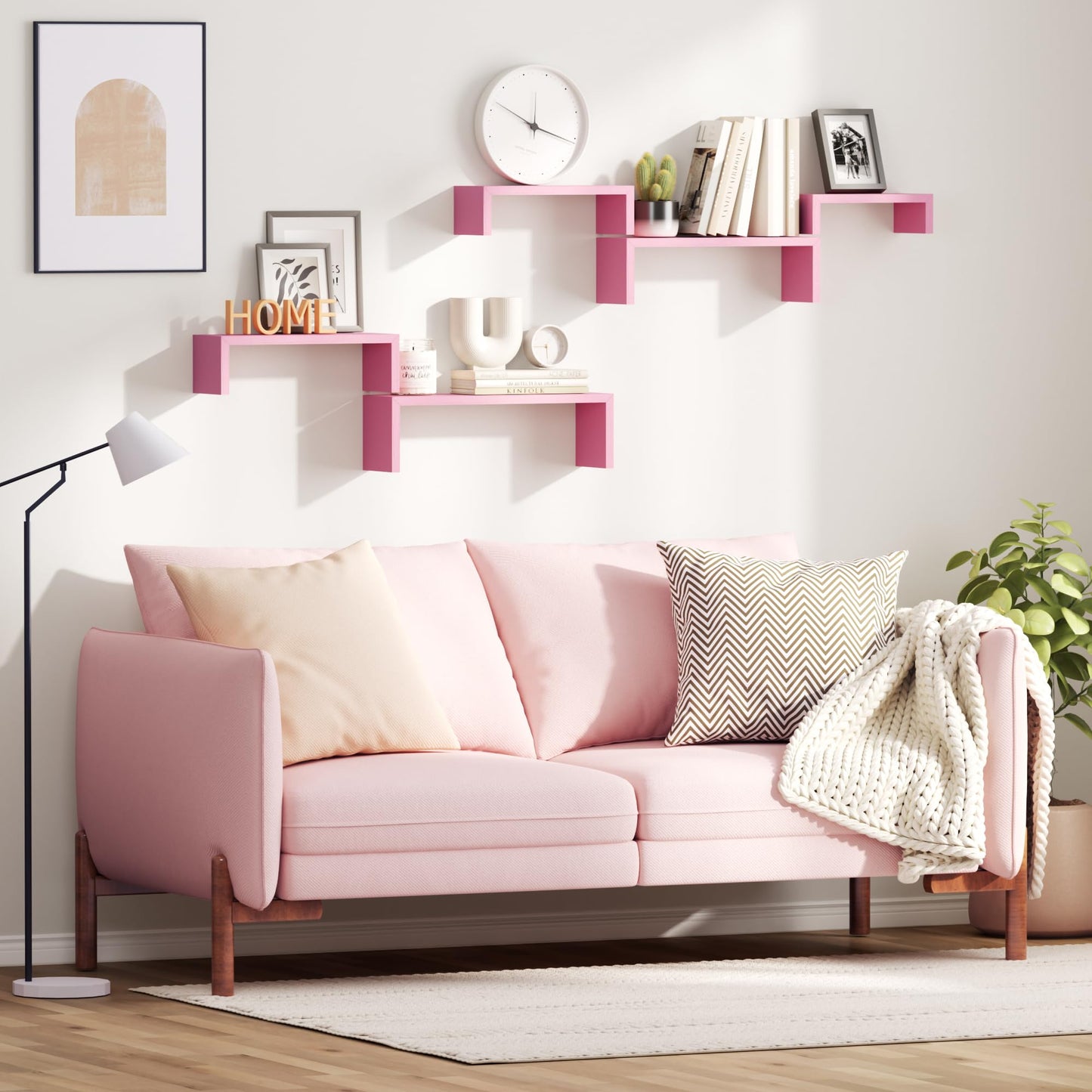 SRIWATANA Floating Shelves 5-Pack