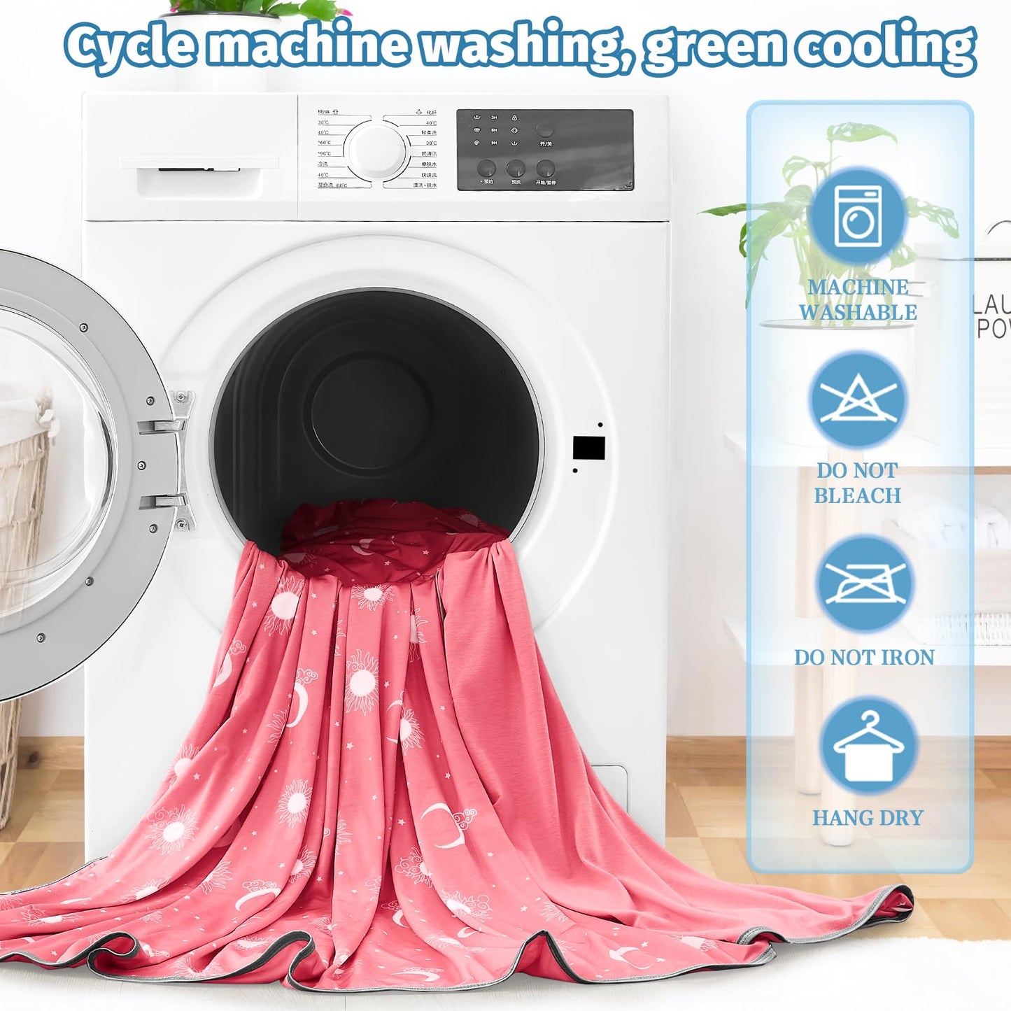 inhand Cooling Blanket – Queen, Dark Grey-Sky