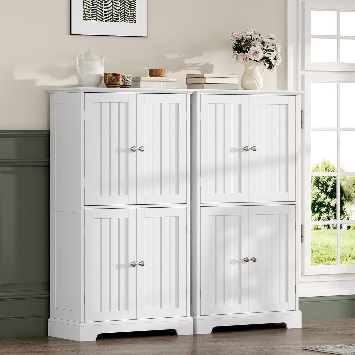 ChooChoo Bathroom Floor Cabinet – White