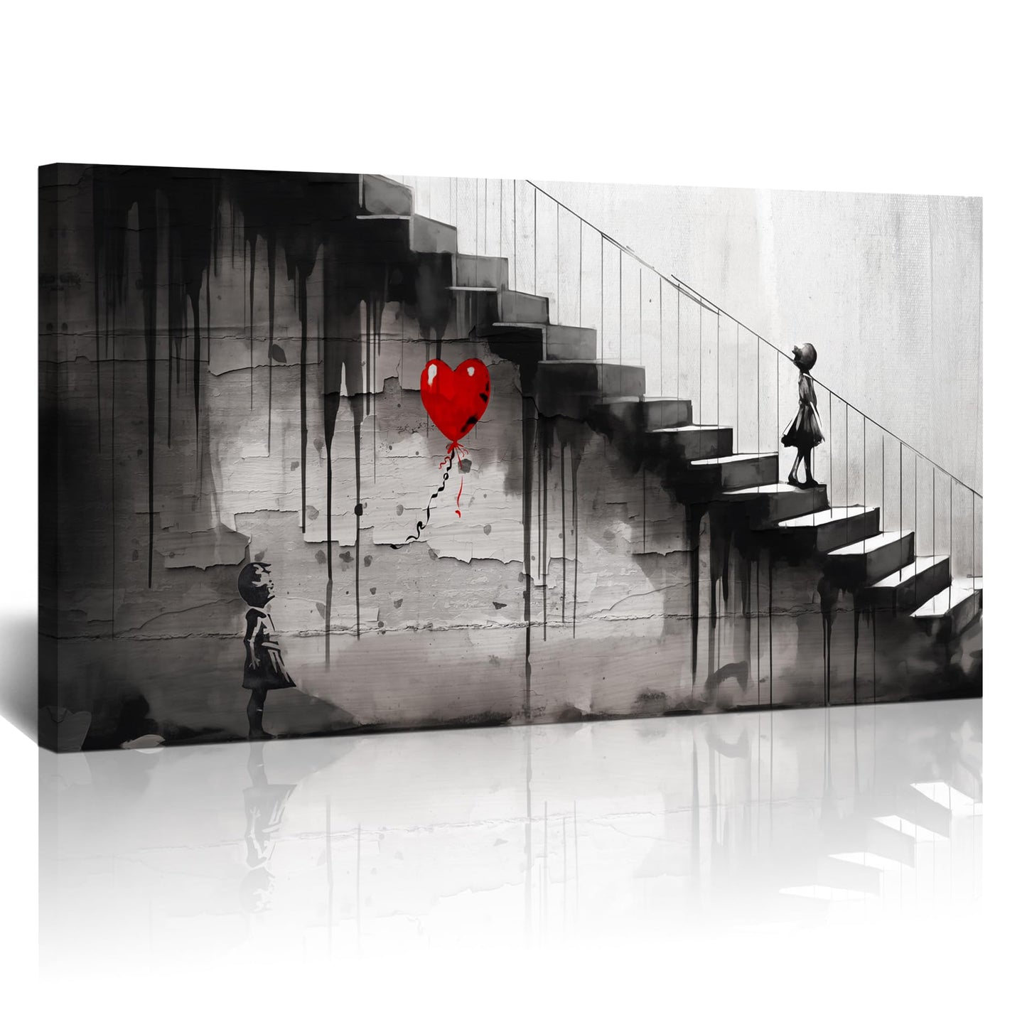 Lapremoly Black & White Tree Canvas Wall Art