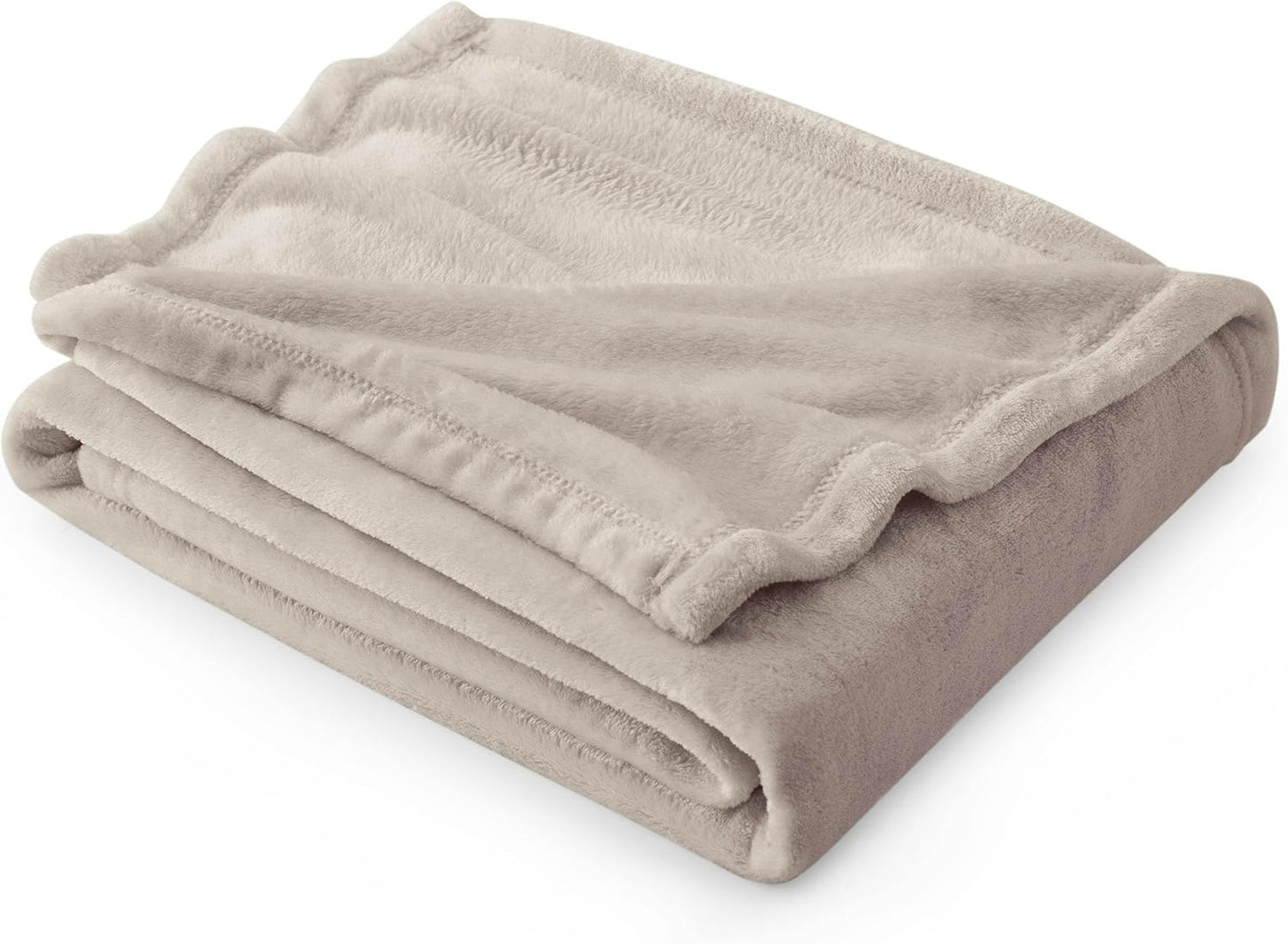 Bedsure GentleSoft Fleece Blanket – King, Grey