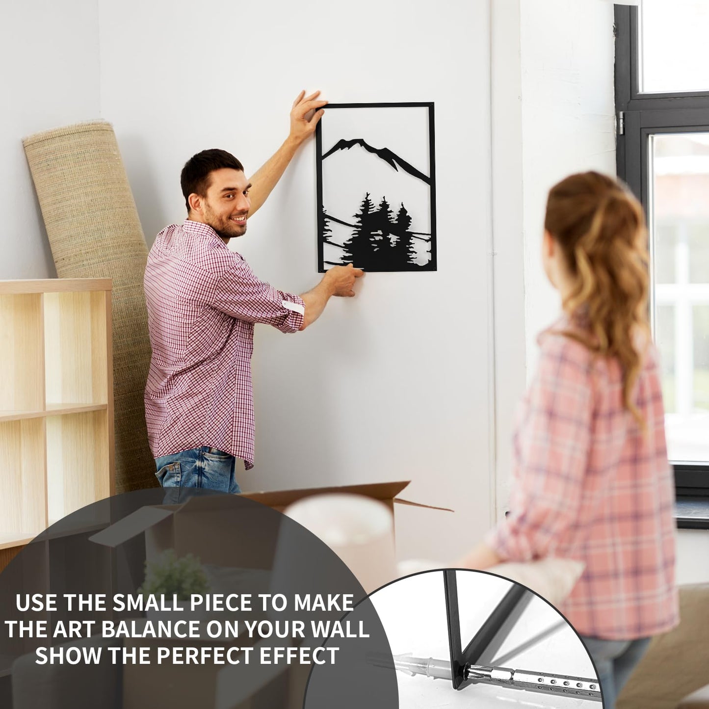 Art3d Metal Wall Art Set of 4