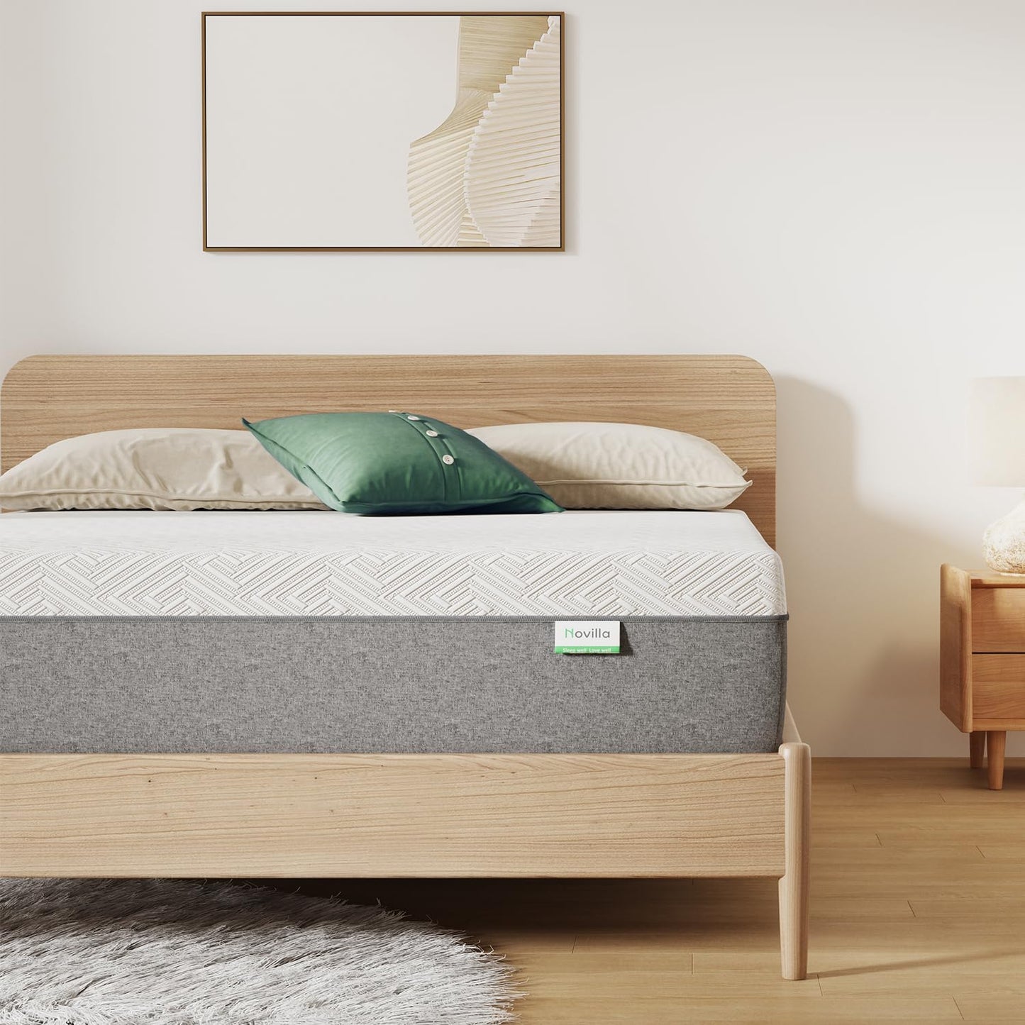 Novilla 12" Twin Gel Memory Foam Mattress