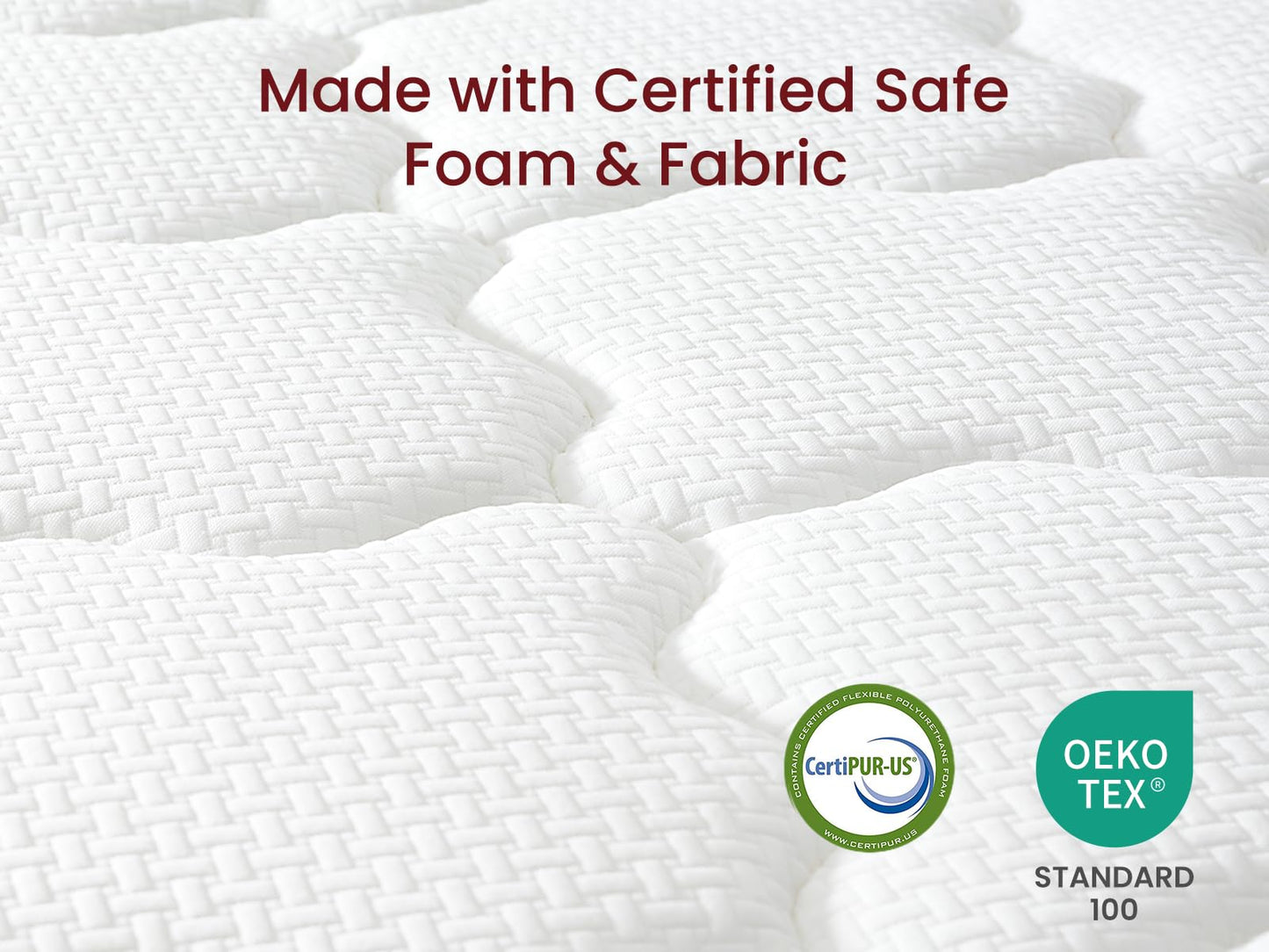 Twin 12" Gel Memory Foam Hybrid Mattress