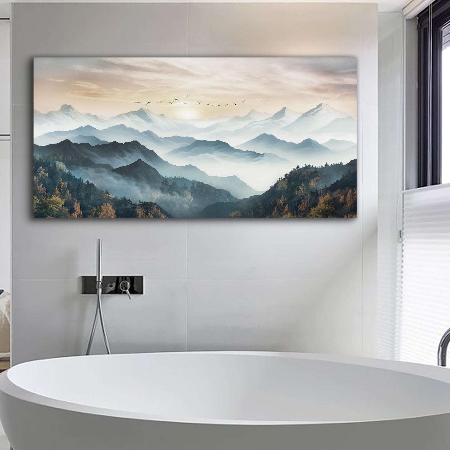 Lapremoly Black & White Tree Canvas Wall Art