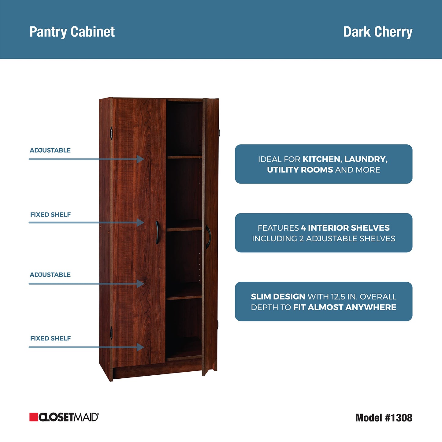 ClosetMaid Pantry Cabinet – White