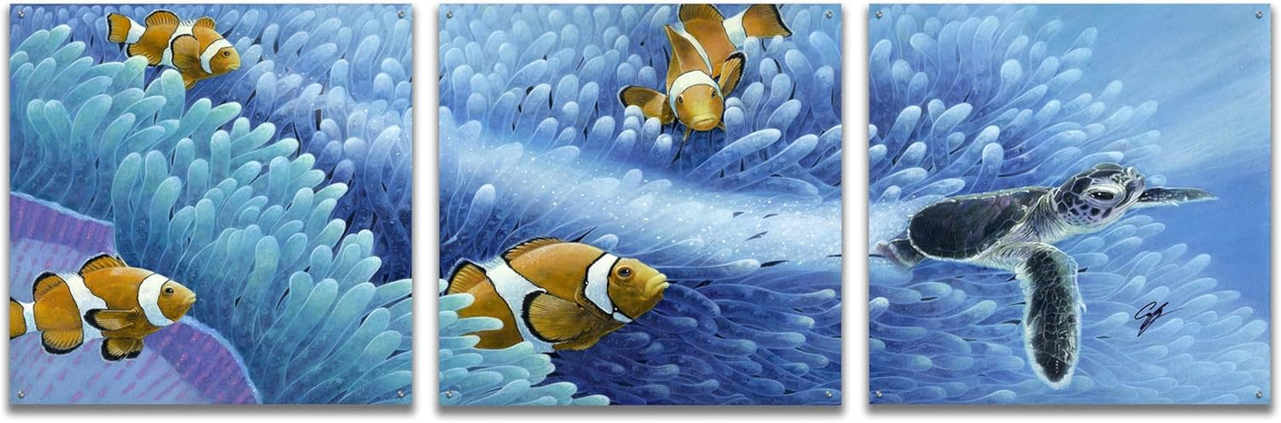 Epic Art 'The Journey Begins' 3-Piece Wall Art
