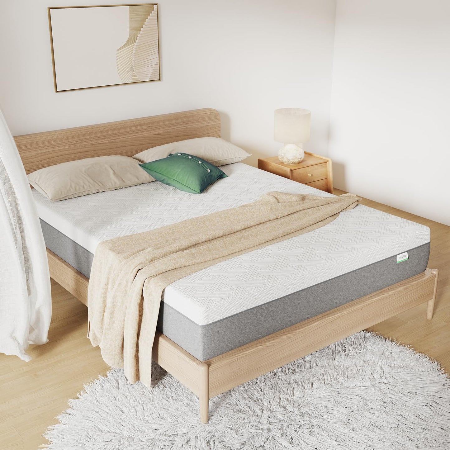 Novilla 12" Twin Gel Memory Foam Mattress