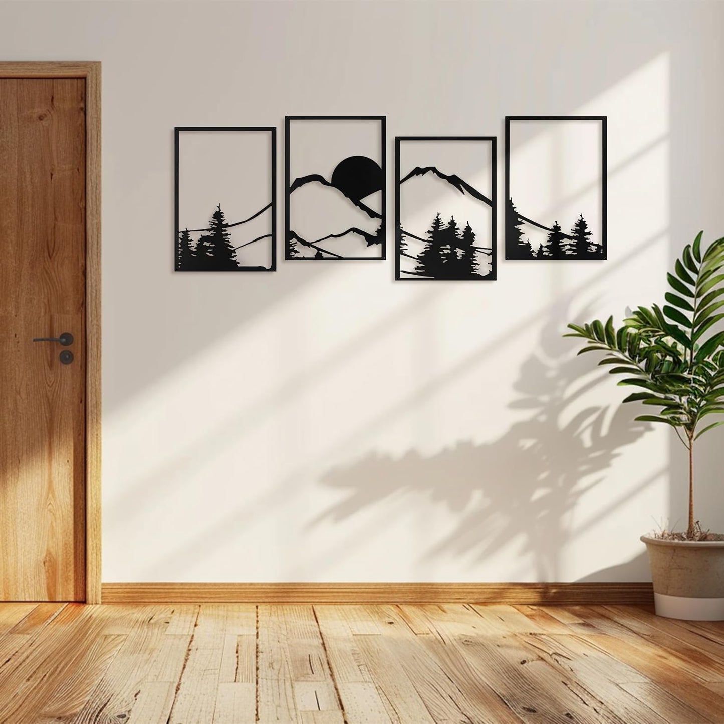 Art3d Metal Wall Art Set of 4