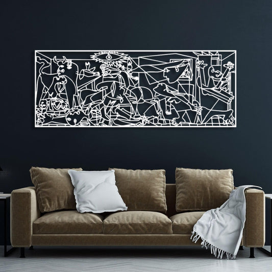 Picasso Guernica Metal Wall Art 79"x30"