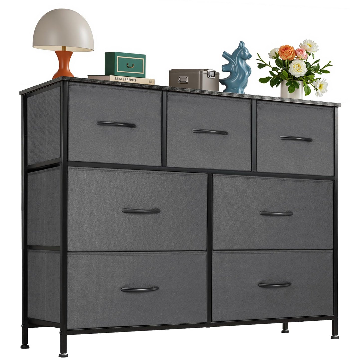 OLIXIS 7-Drawer Dresser, White