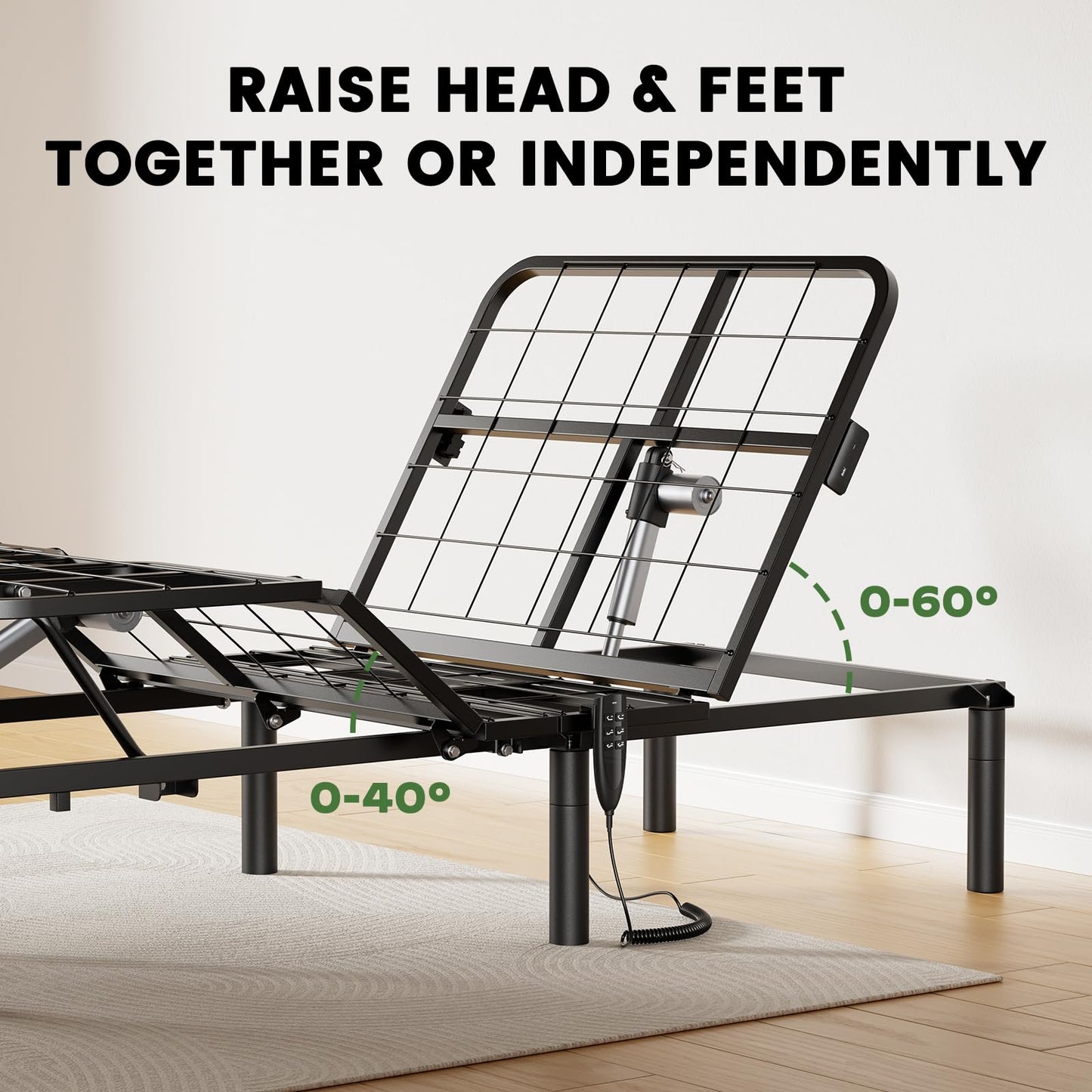 Marsail Split King Adjustable Bed
