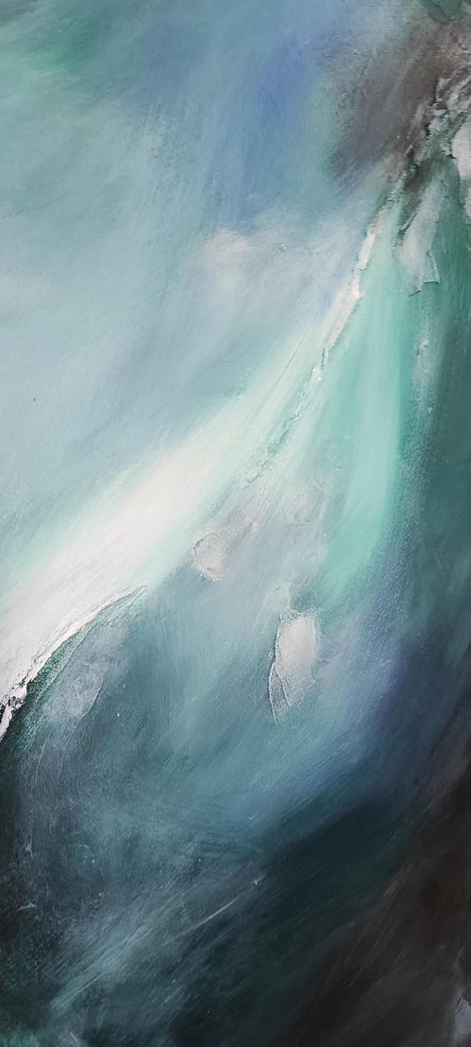 Waves of Inspiration Abstract Oil Painting 59"x59"