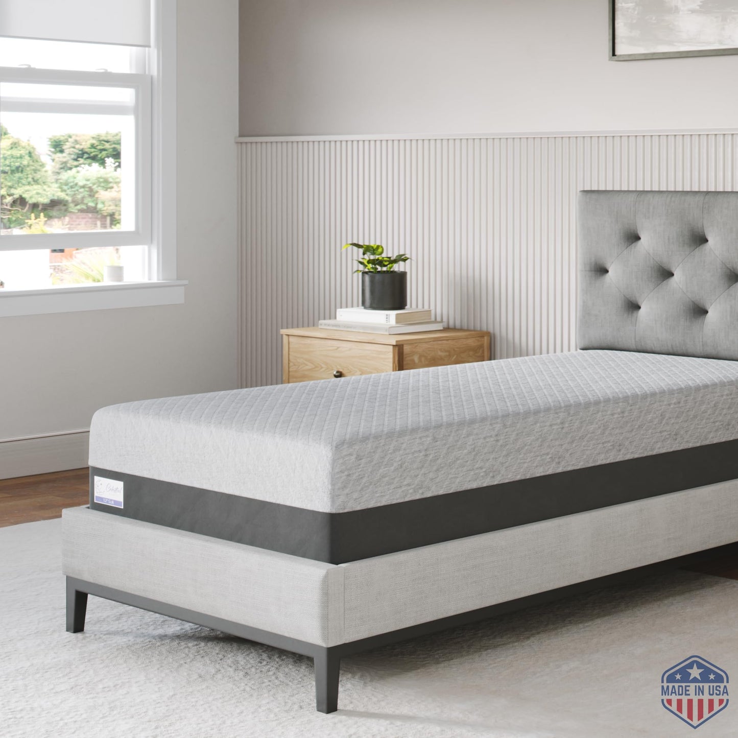 Gel Memory Foam Mattress – Twin, 12" Soft
