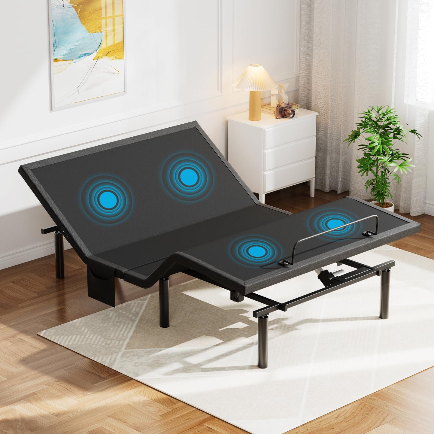 Pipishell Full Adjustable Bed Frame