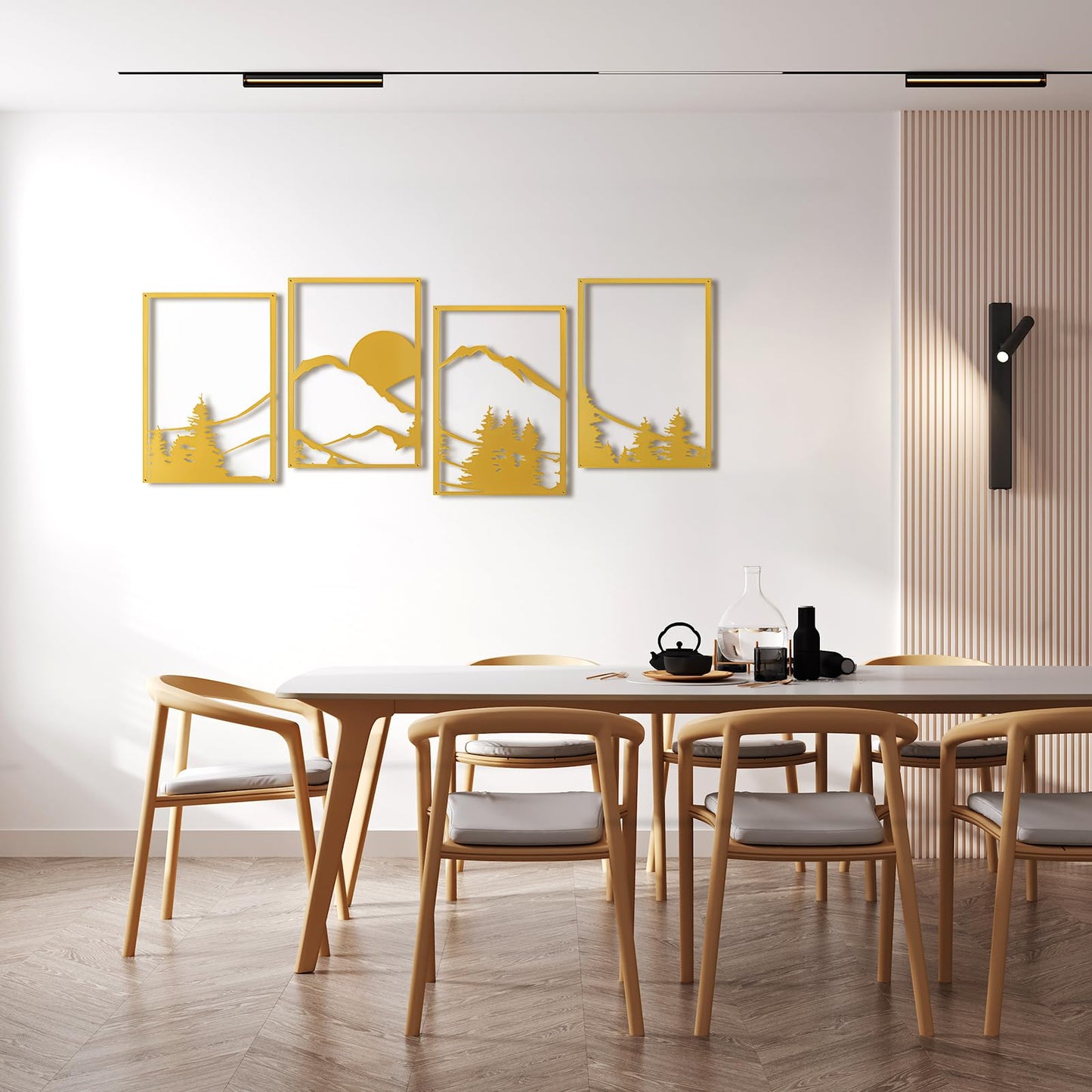 Art3d Metal Wall Art Set of 4