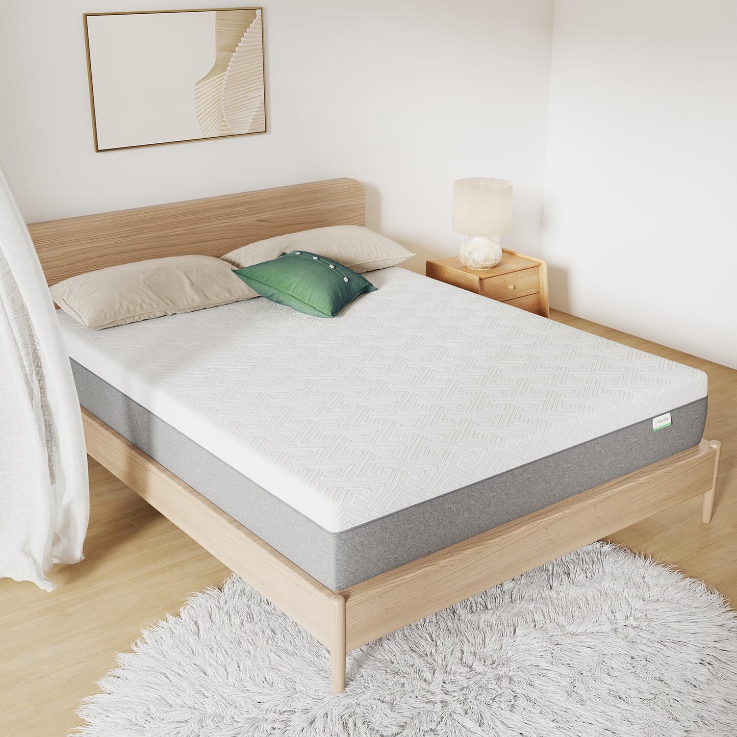 Novilla 12" Twin Gel Memory Foam Mattress