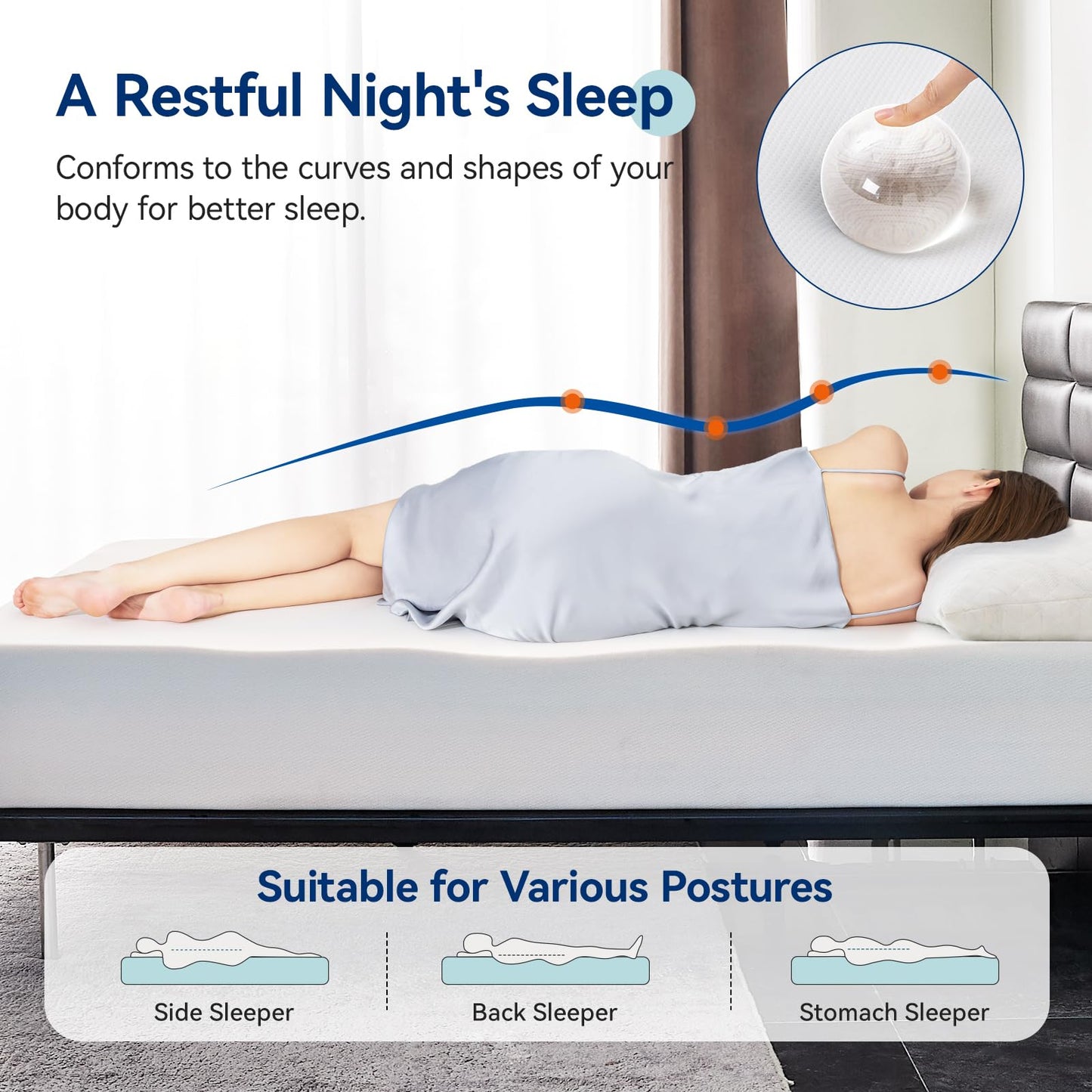 Amazon Basics 12" Twin Memory Foam Mattress