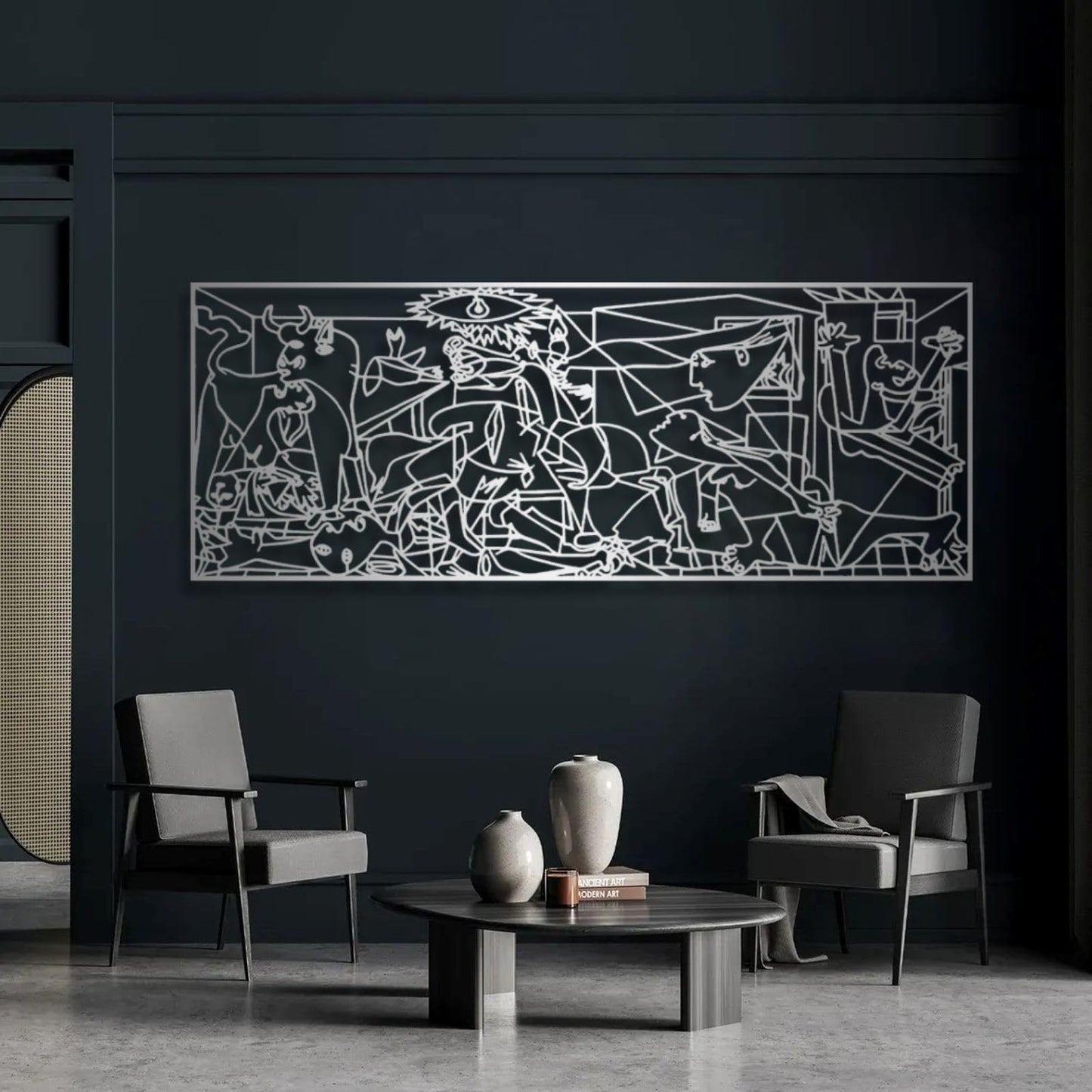 Picasso Guernica Metal Wall Art 79"x30"