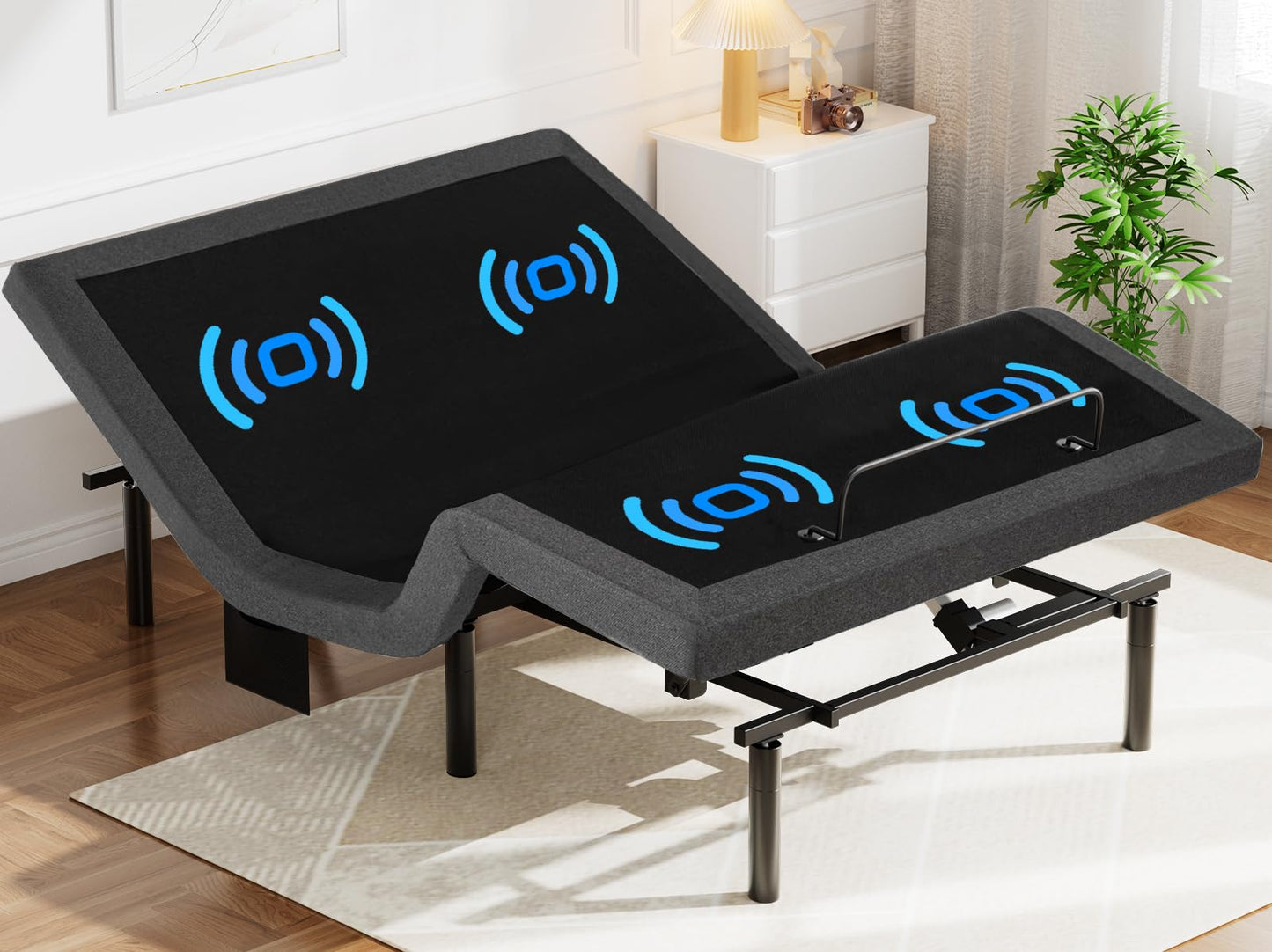 Pipishell Full Adjustable Bed Frame