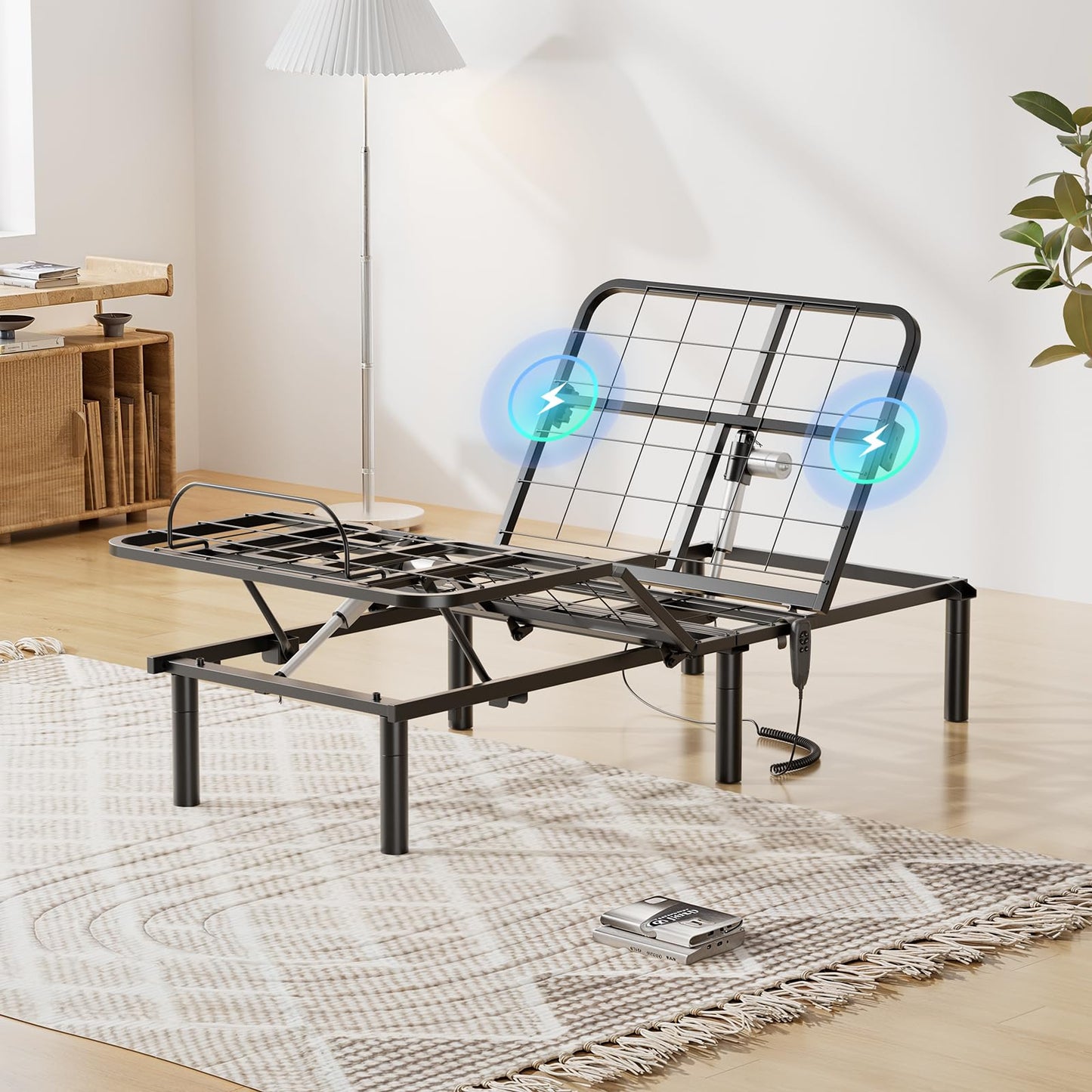 Pipishell Full Adjustable Bed Frame