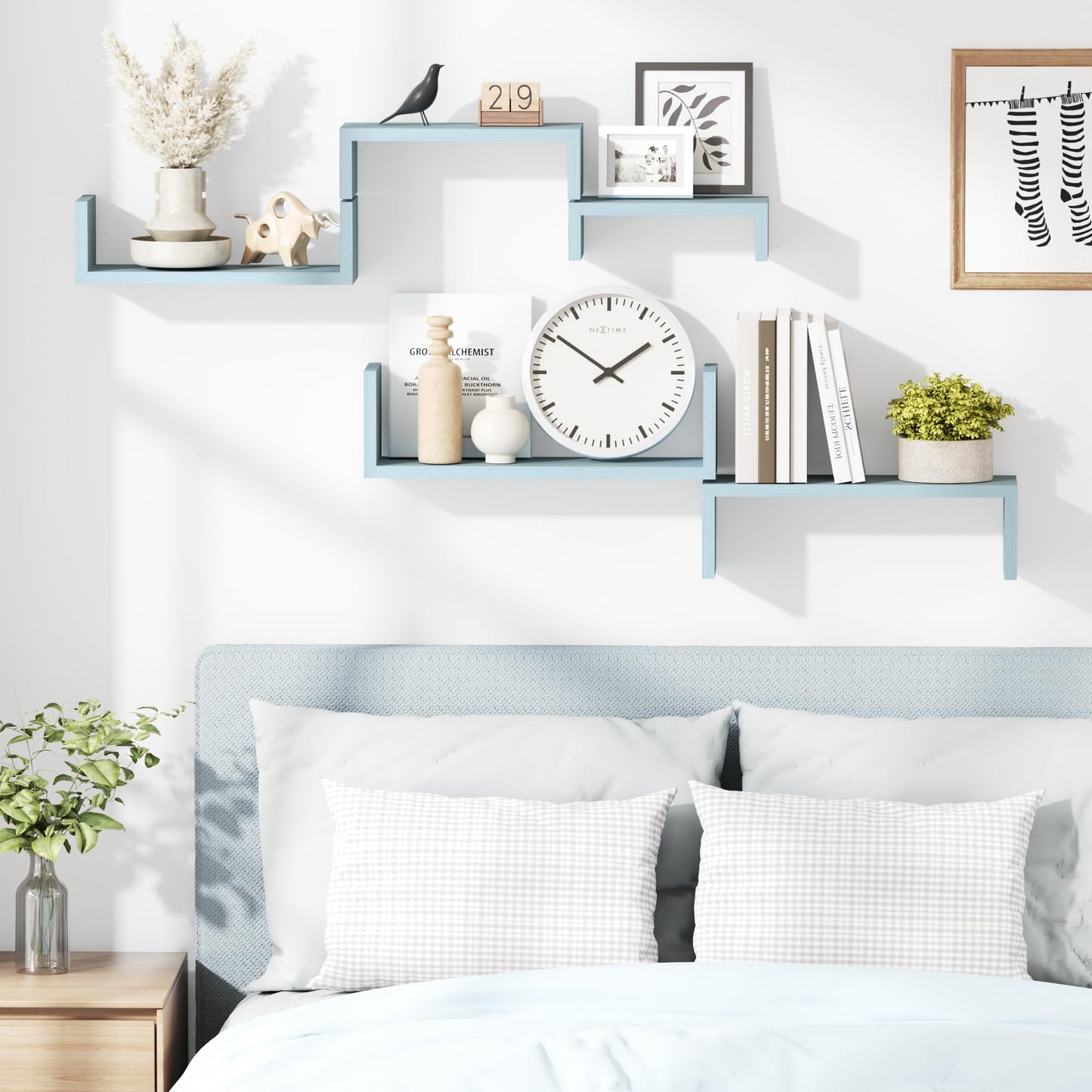 SRIWATANA Floating Shelves 5-Pack