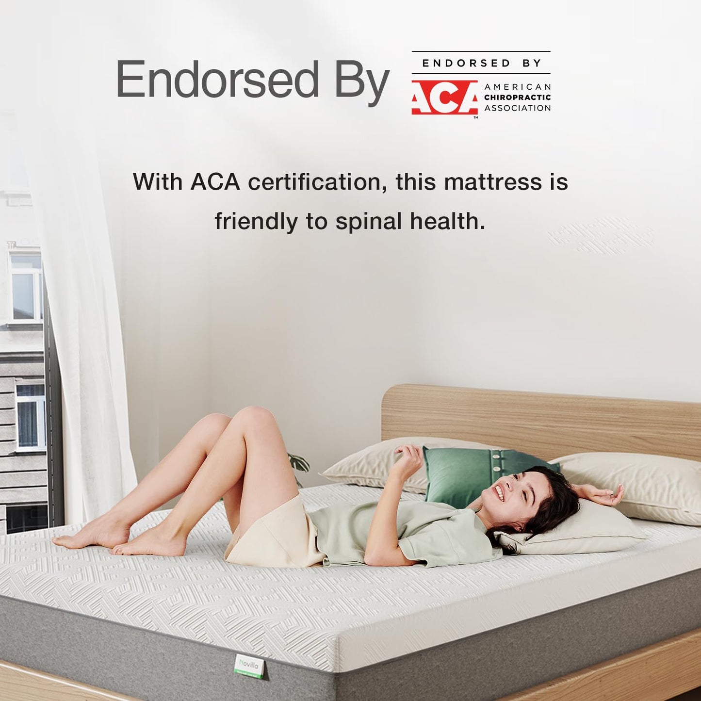 Novilla 12" Twin Gel Memory Foam Mattress